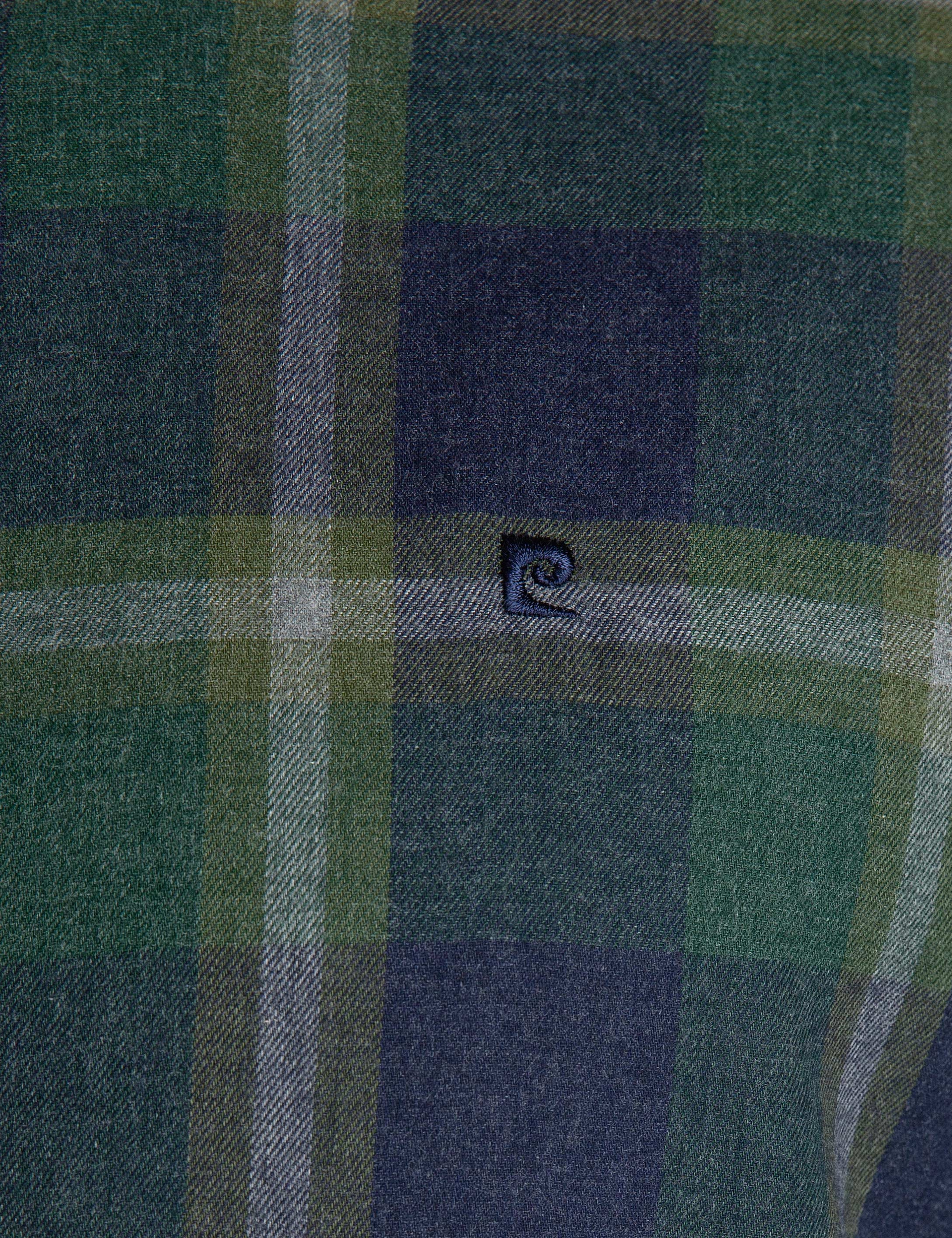 Yeşil Slim Fit Gömlek - Image 5