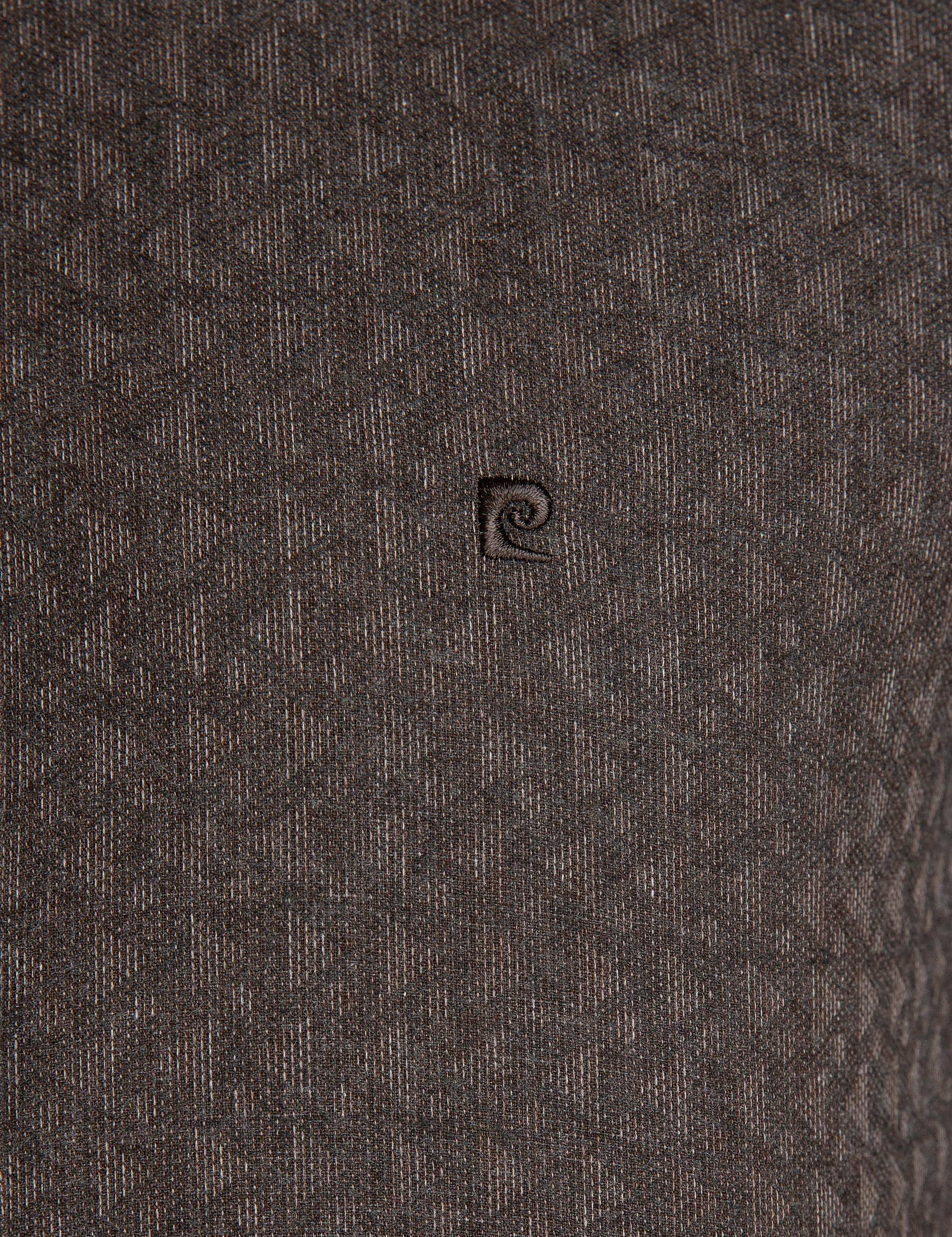 Kahverengi Slim Fit Gömlek