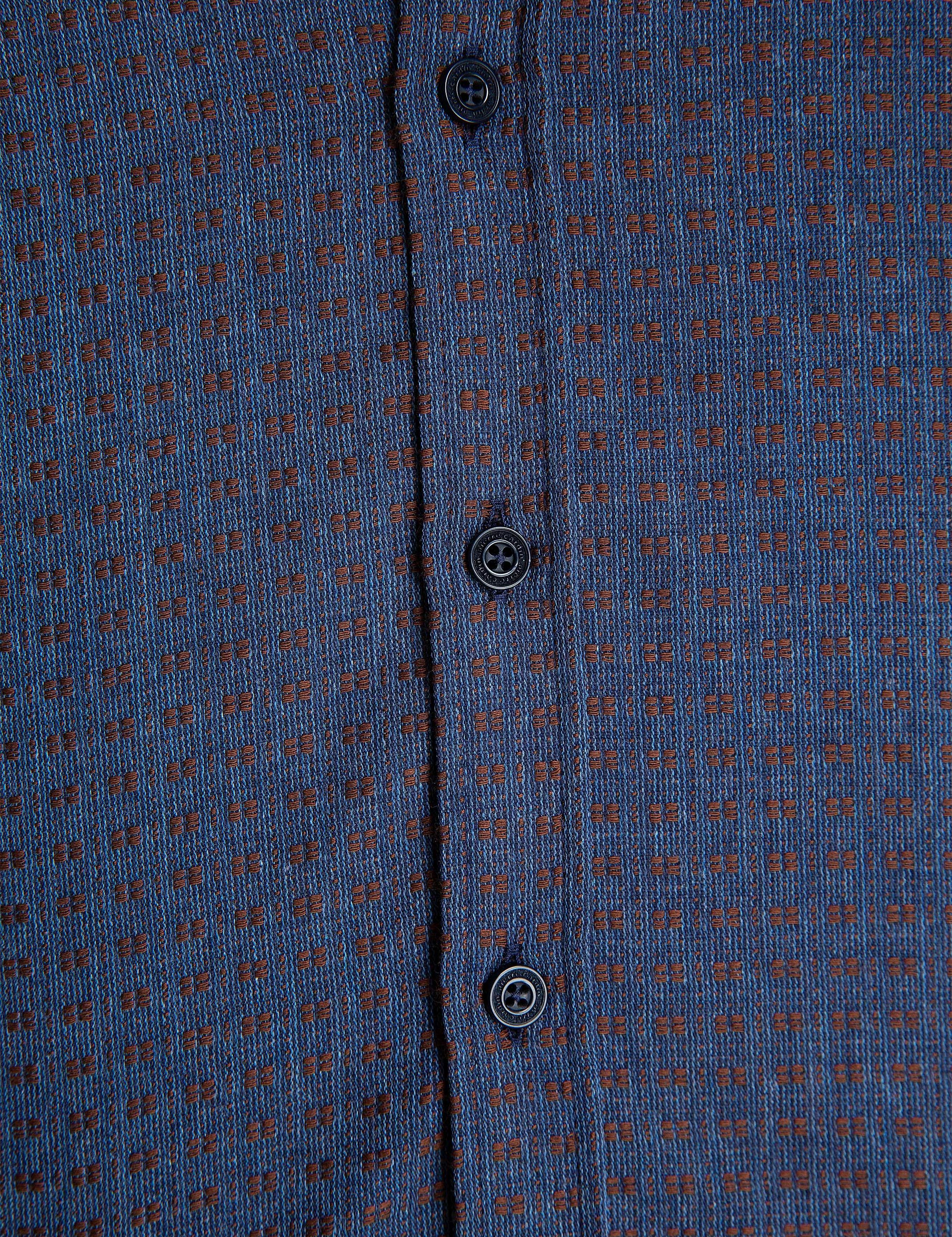 Kiremit Slim Fit Gömlek