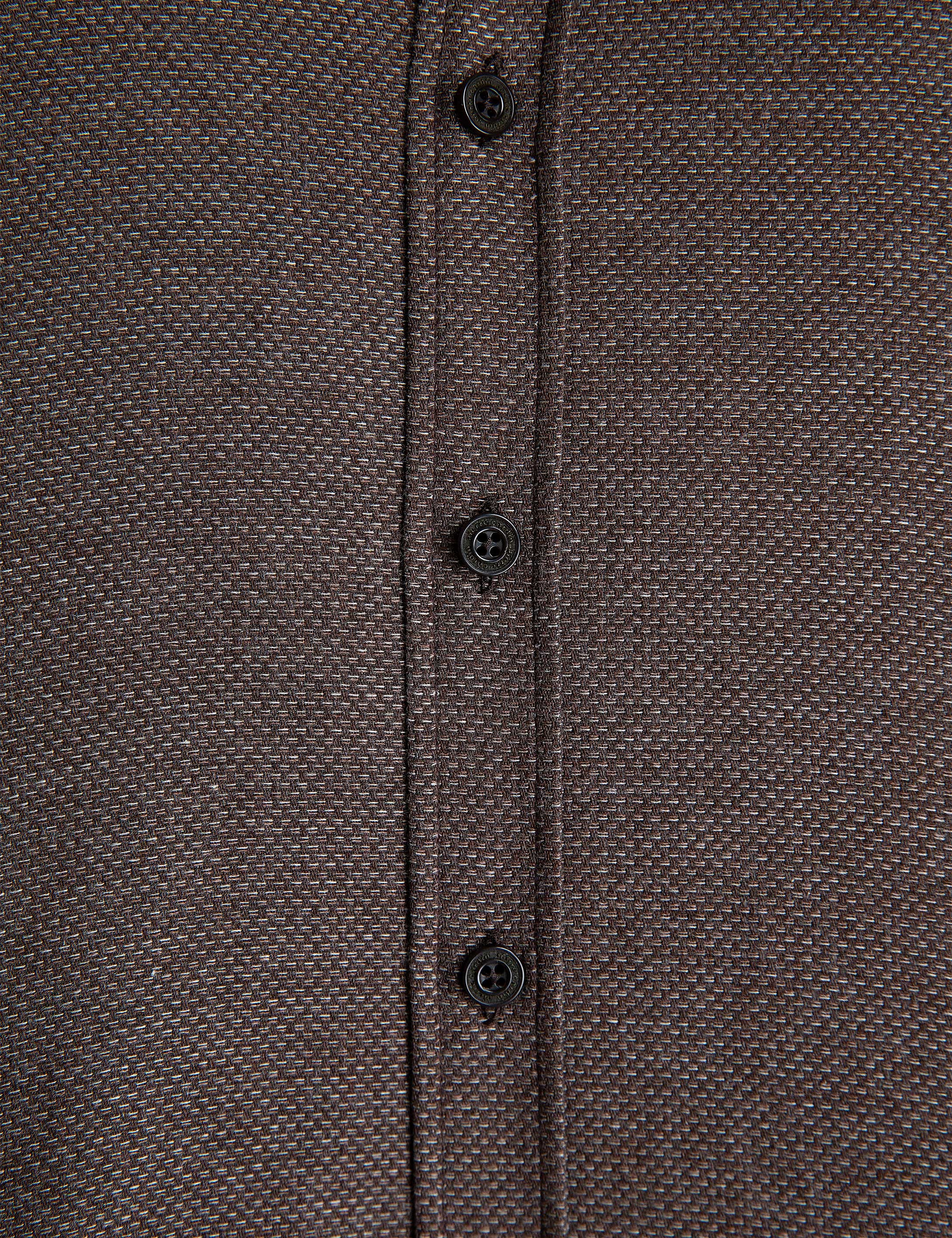 Haki Slim Fit Gömlek - Image 5