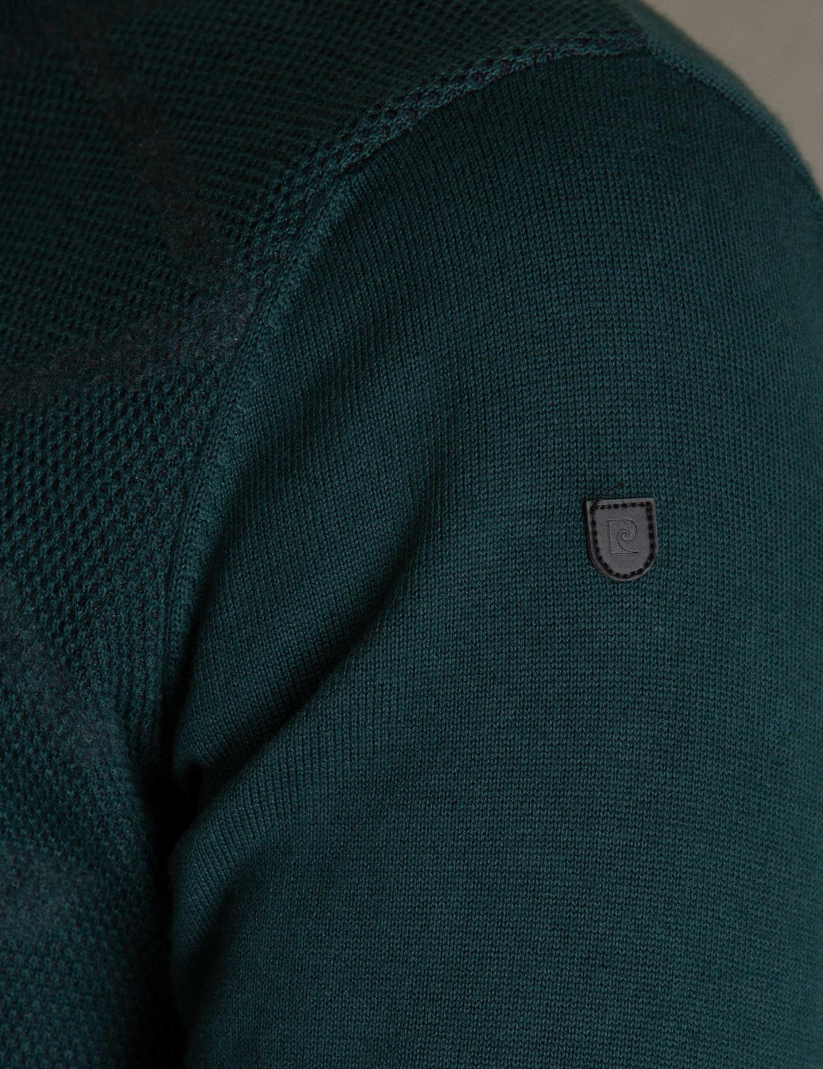 Yeşil Slim Fit Triko Kazak