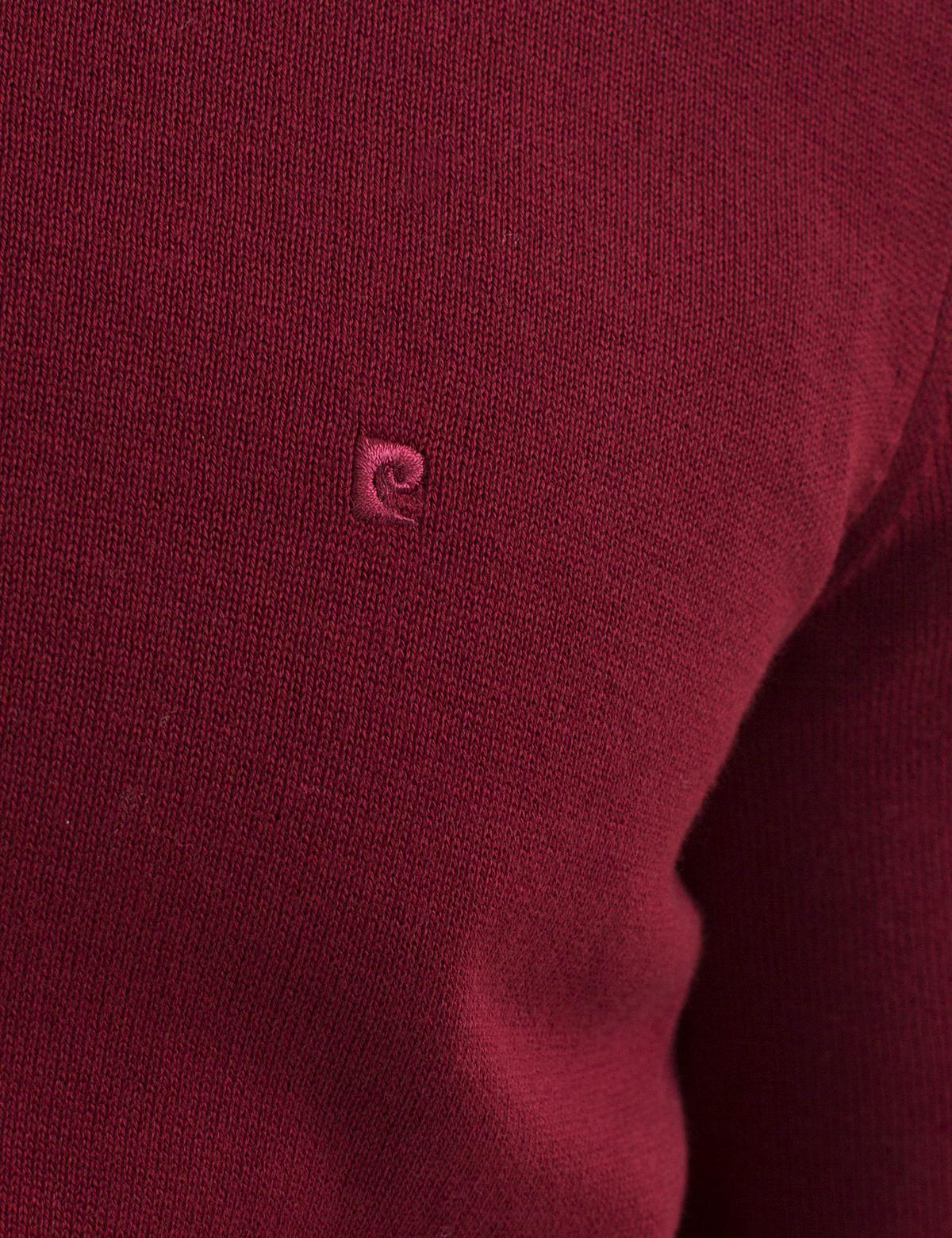 Kırmızı Slim Fit Bisiklet Yaka Basic Triko Kazak - 50194202106