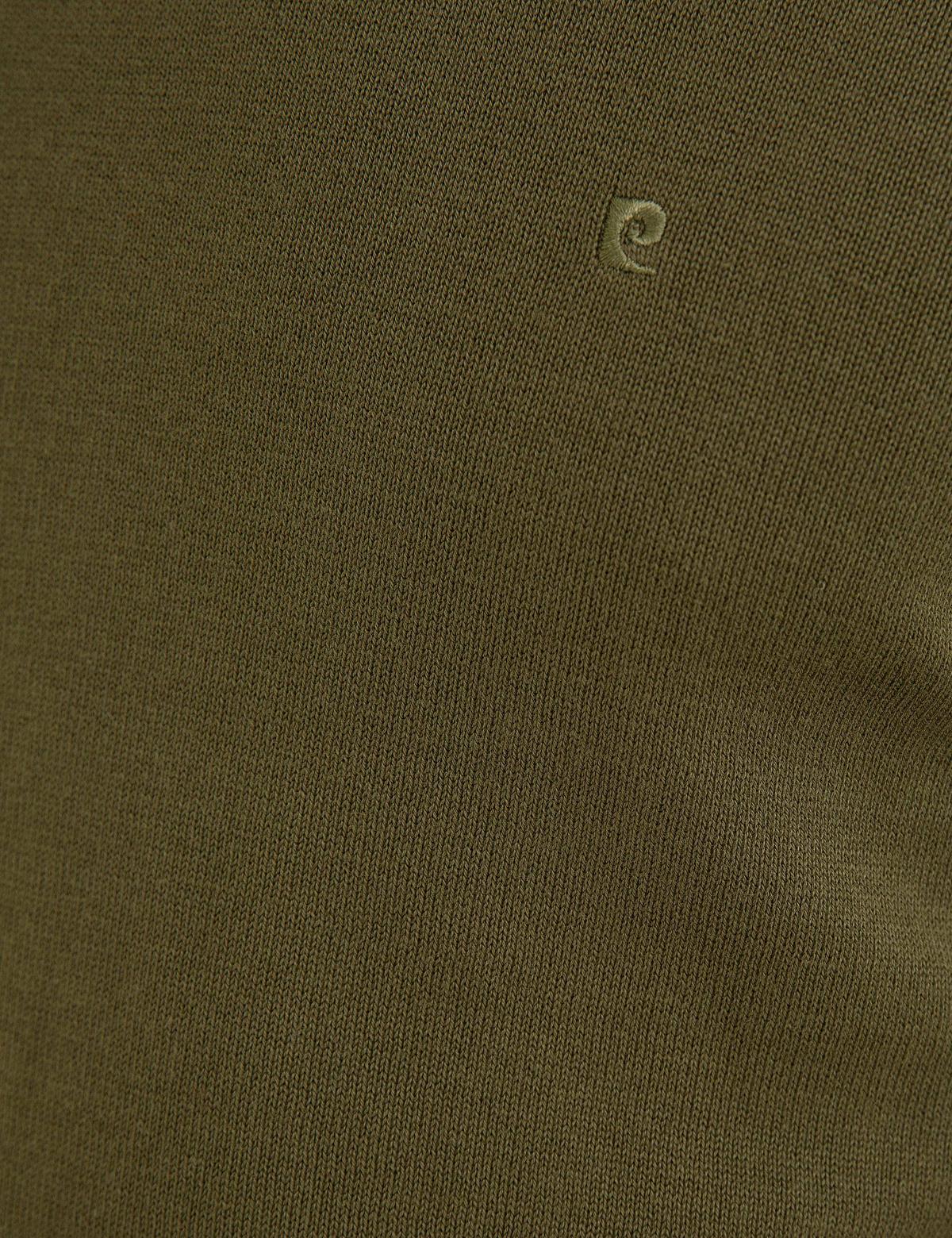 Haki Slim Fit Basic Kazak - 50194204073