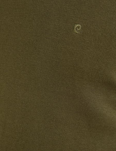 Haki Slim Fit Basic Kazak - 50194204073