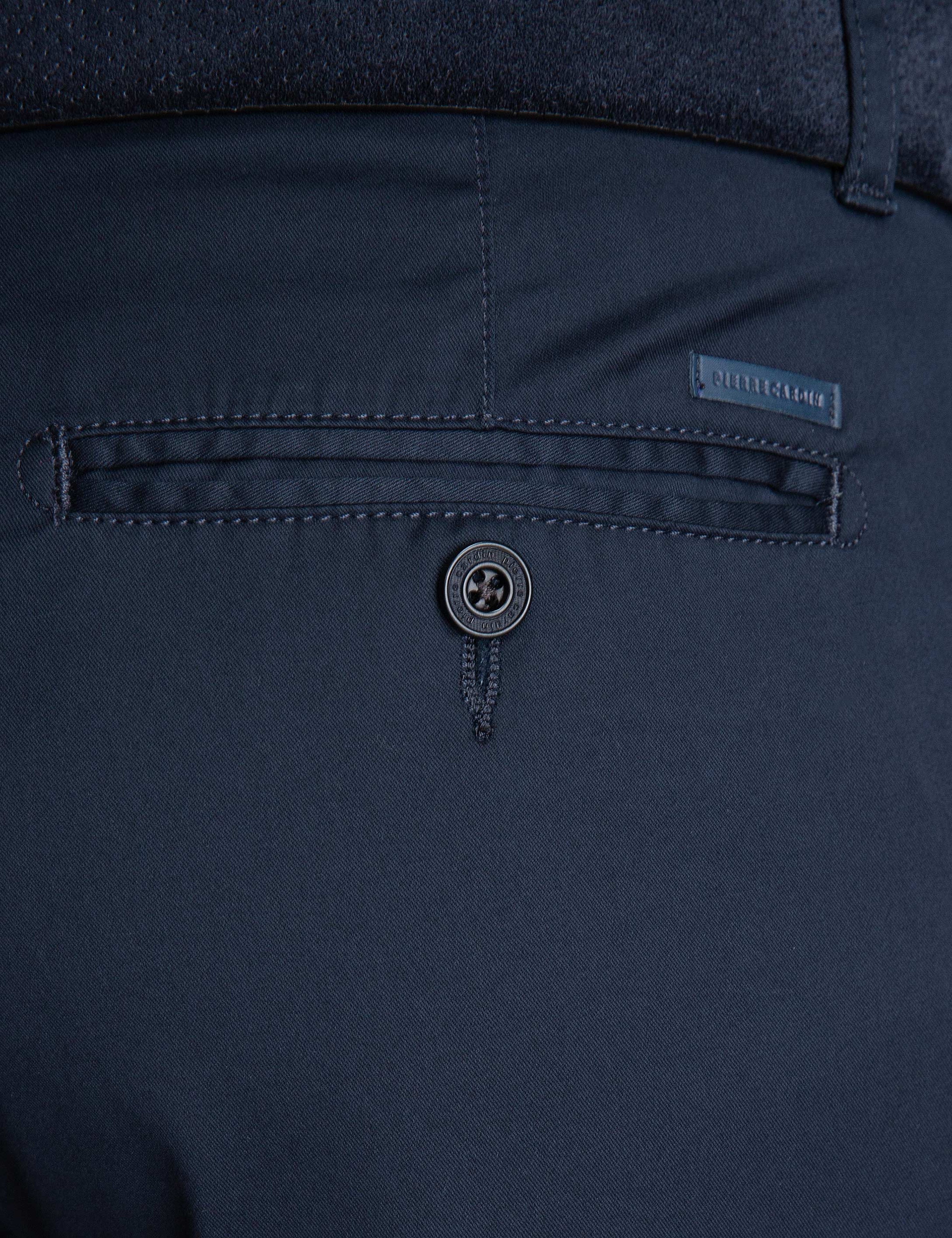 Lacivert Slim Fit Chino Pantolon