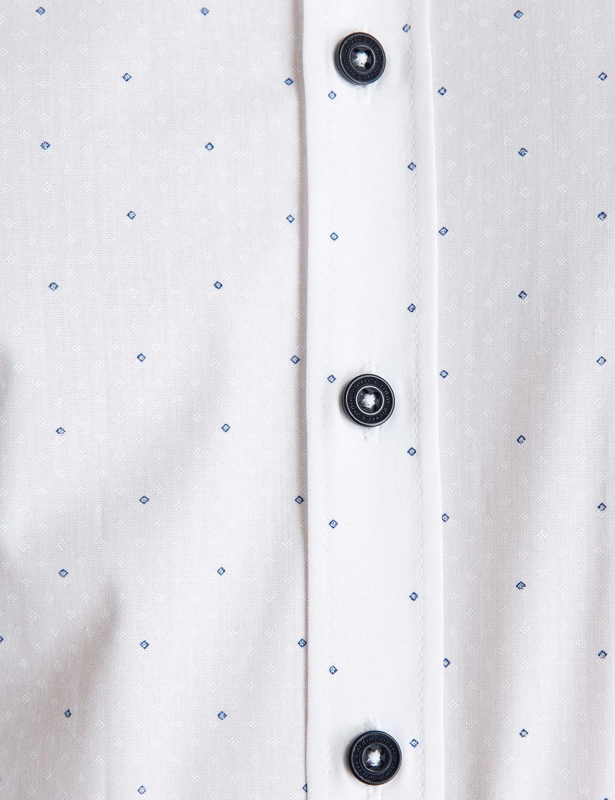 Beyaz Regular Fit Gömlek - 50194624008