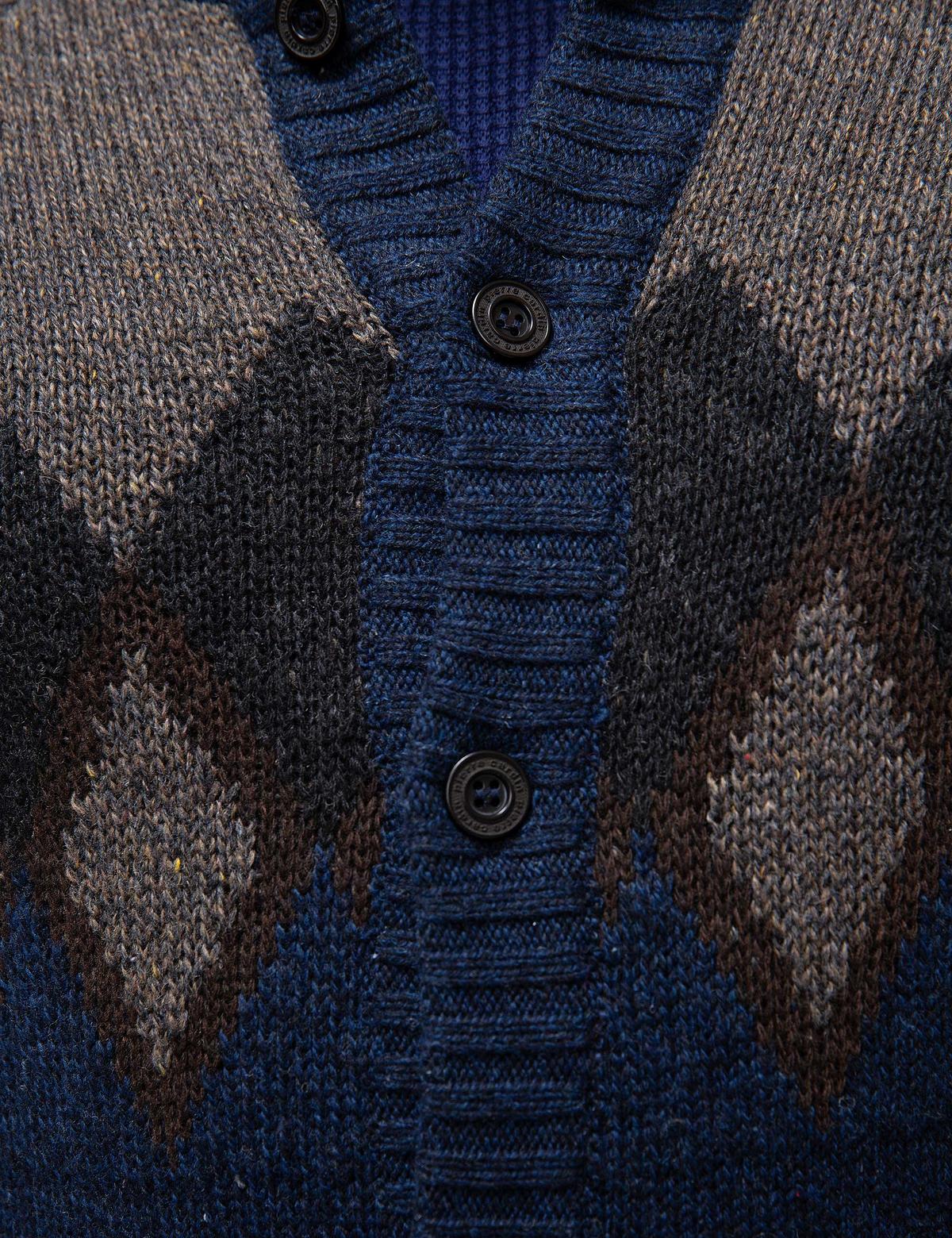 Lacivert Triko Hırka - 50194747024