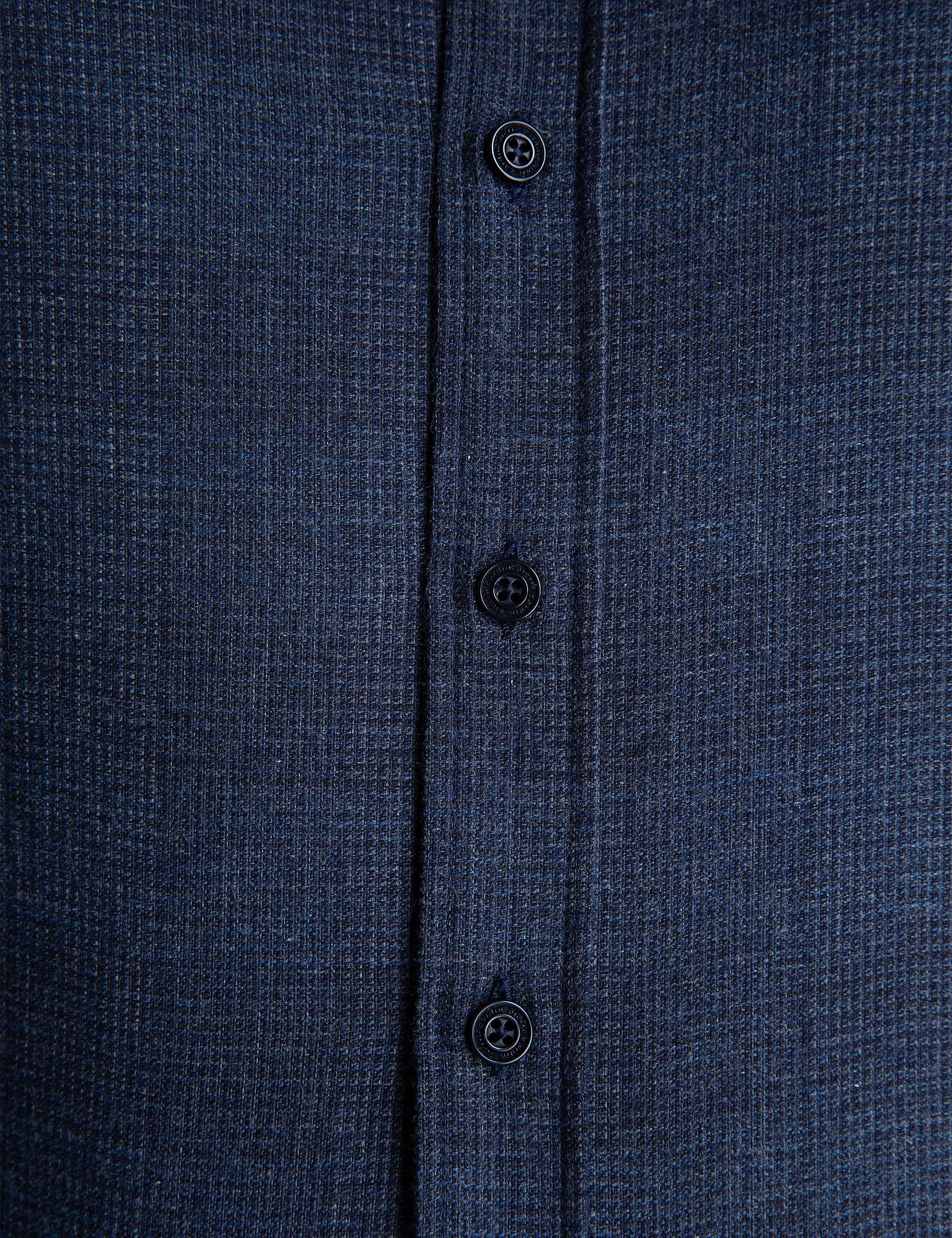 Lacivert Slim Fit Gömlek - Image 5