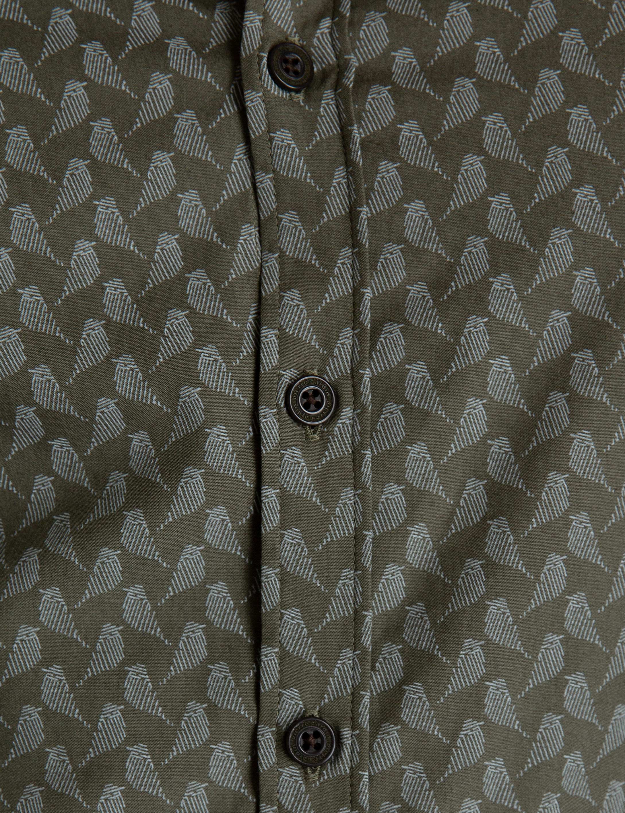 Haki Slim Fit Gömlek