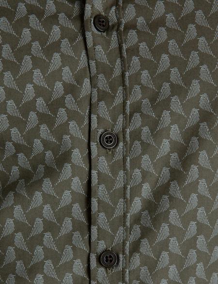 Haki Slim Fit Gömlek - 50193513006