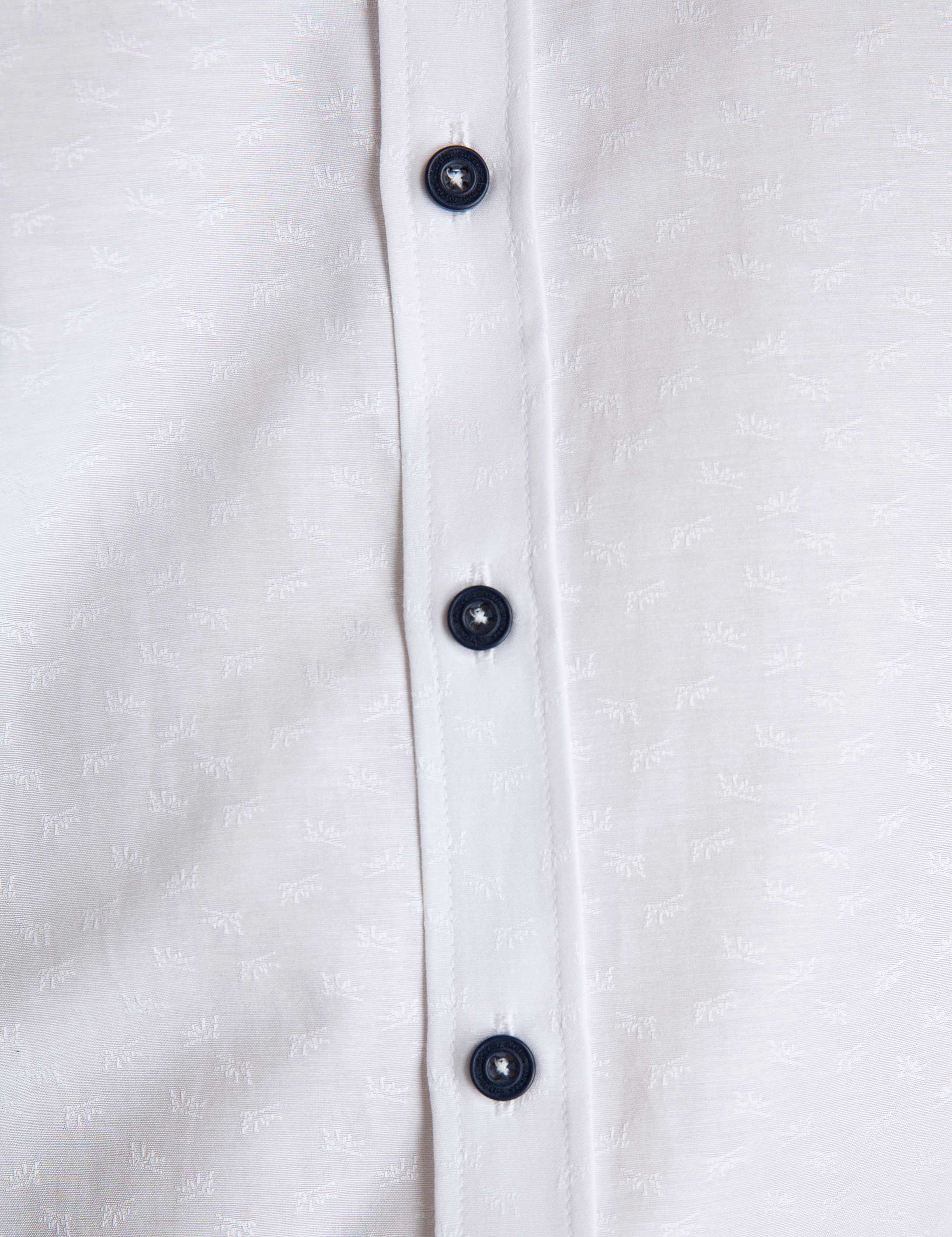 Beyaz Slim Fit Gömlek - Image 5