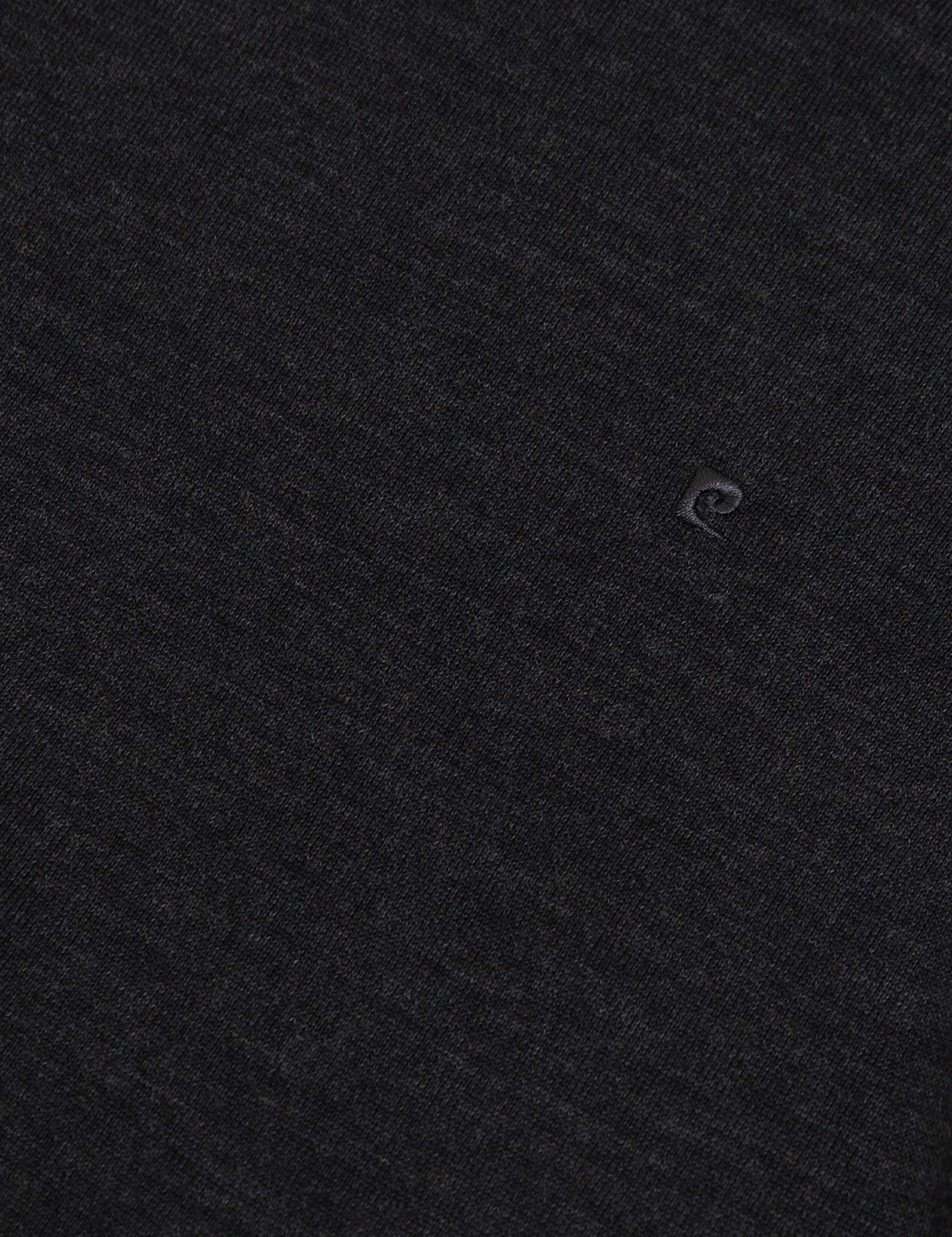 Antrasit Gri Melanj Slim Fit Basic Triko Kazak