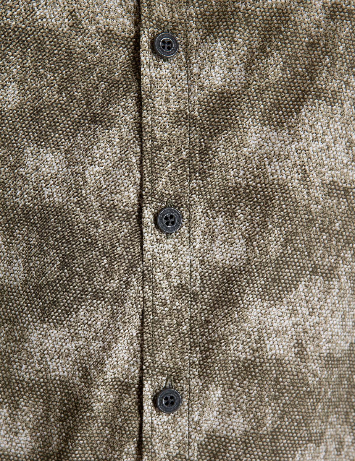 Yeşil Slim Fit Gömlek - 50193908010