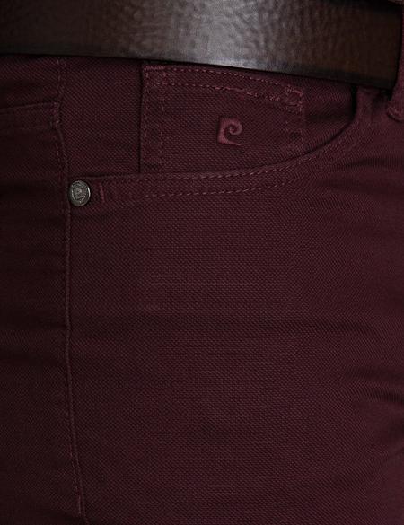 Bordo Slim Fit Kanvas Pantolon - 50194210011
