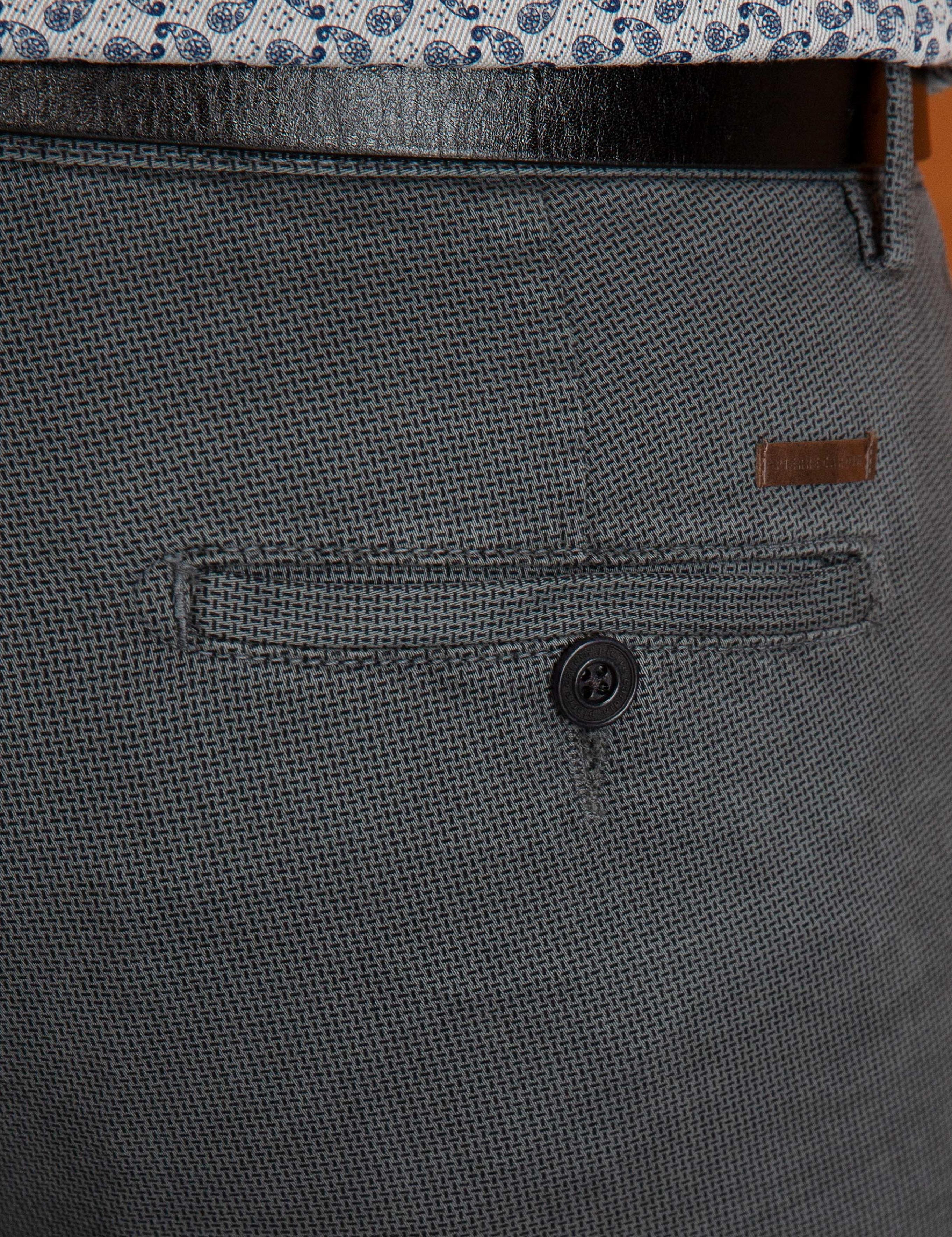 Gri Slim Fit Chino Pantolon