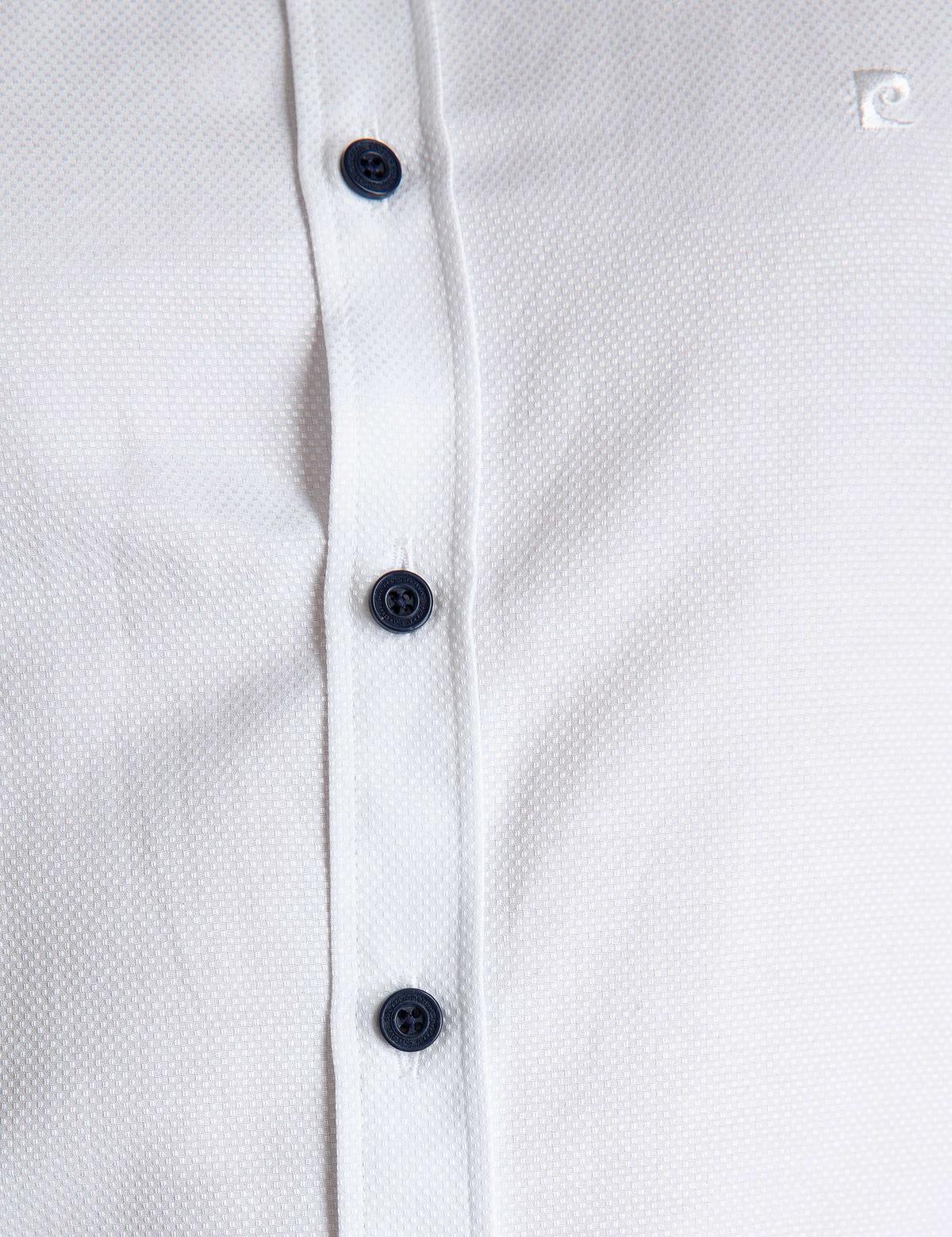 Beyaz Slim Fit Uzun Kollu Gömlek - 50194486019