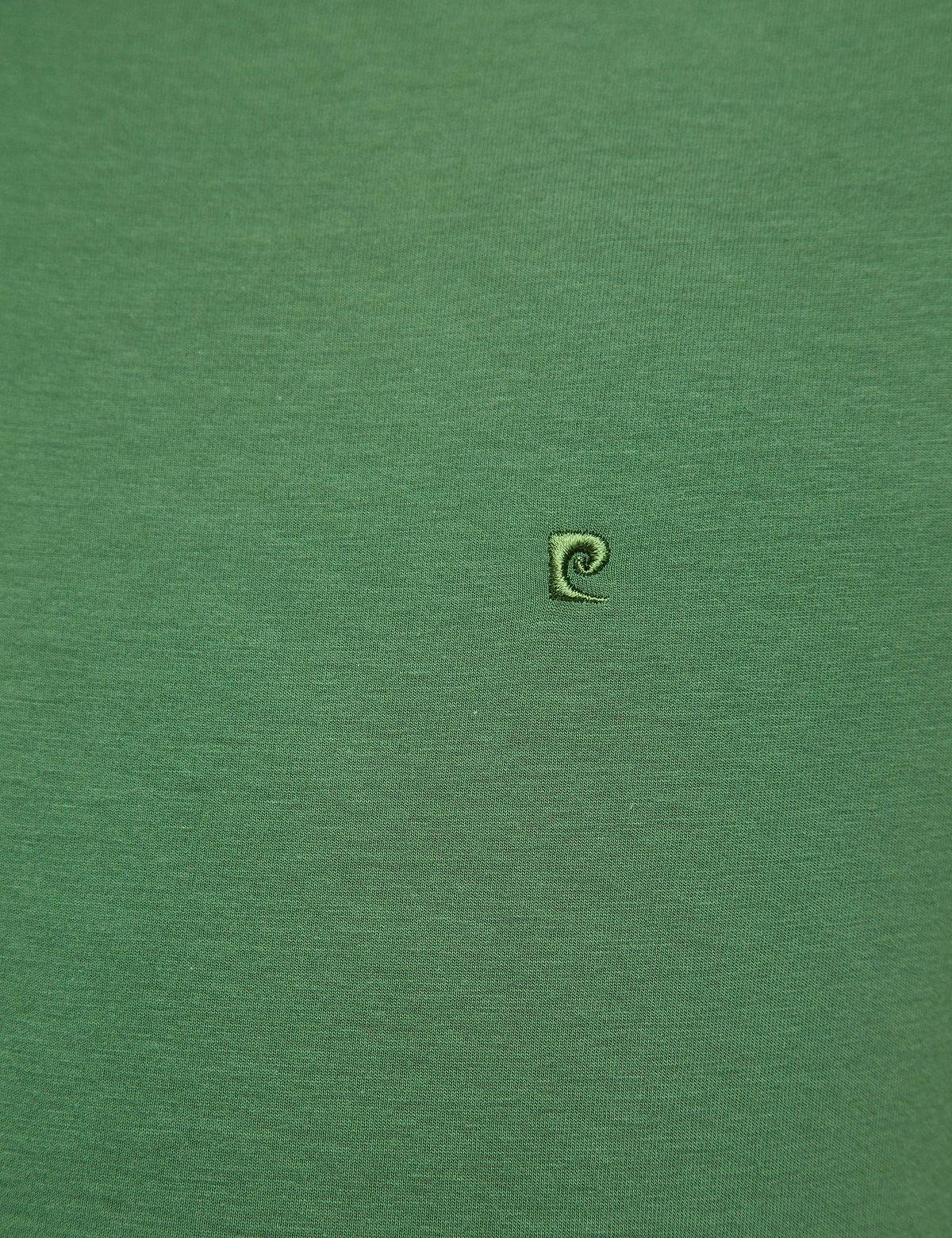 Yeşil Ex. Slim Fit Basic T-shirt - 50192736065