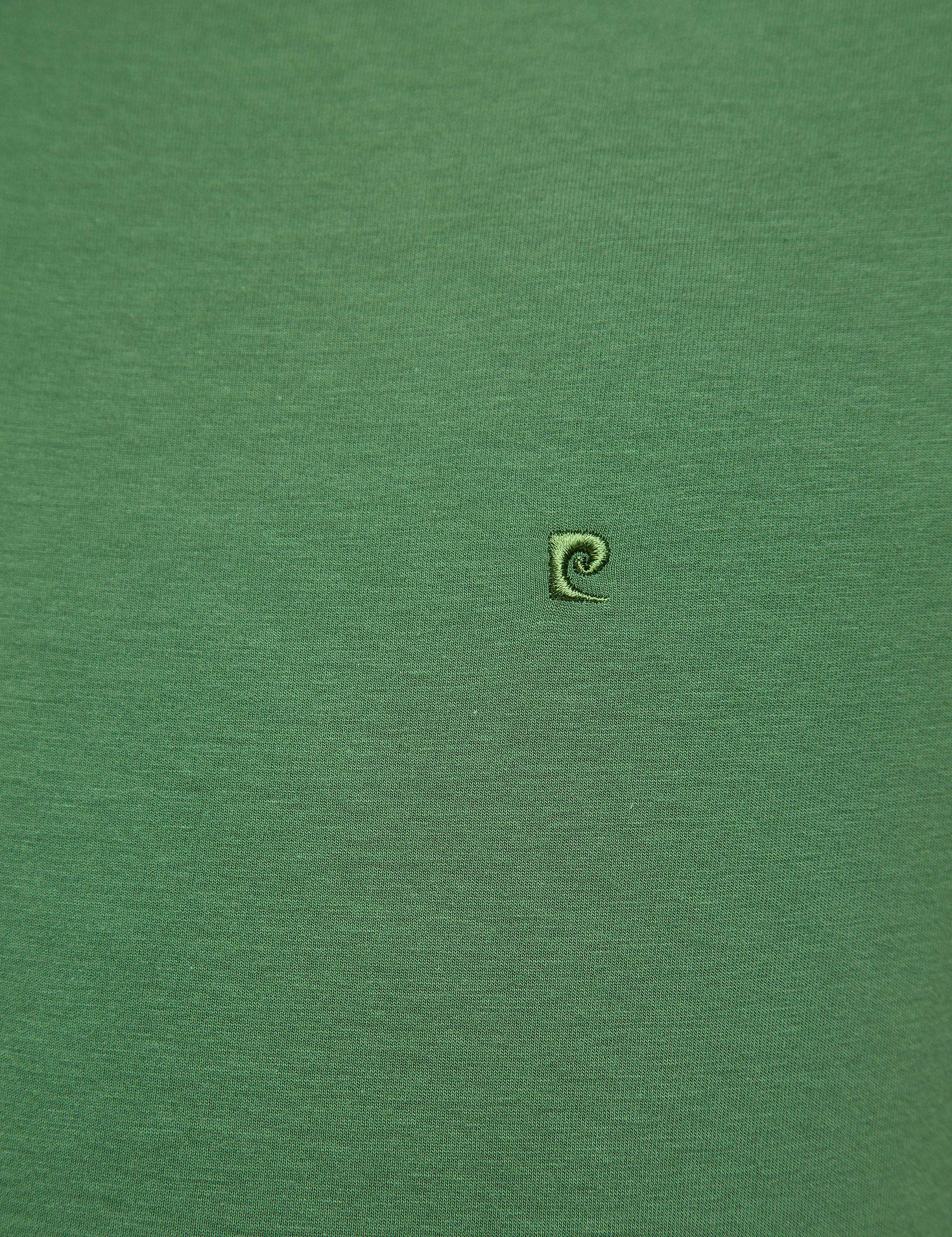 Yeşil Ex. Slim Fit Basic T-shirt