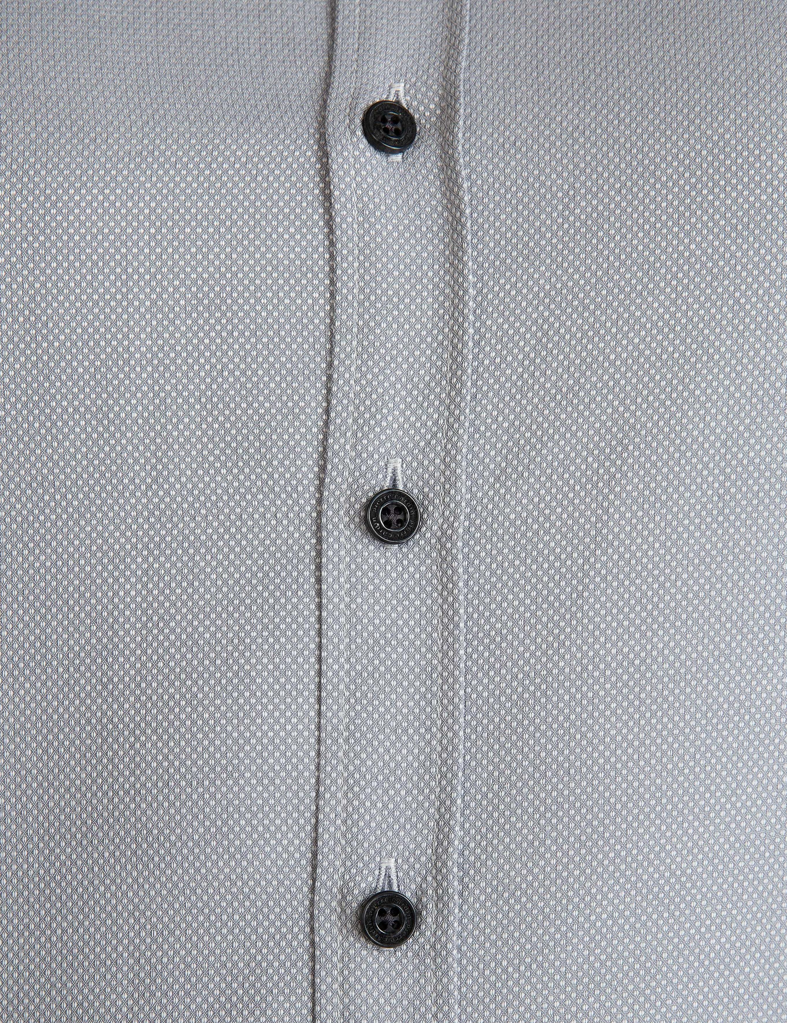 Açık Gri Slim Fit Gömlek