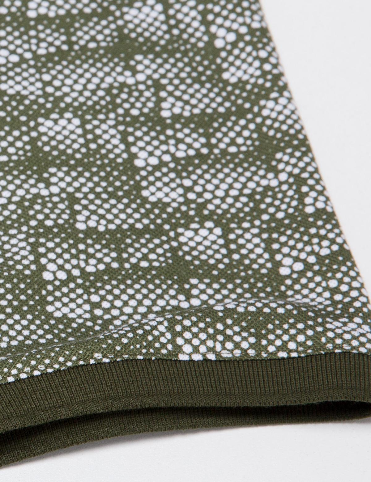 Yeşil Slim Fit Tişört - 50185853019