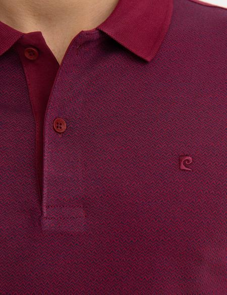 Bordo Slim Fit Tişört - 50185870019