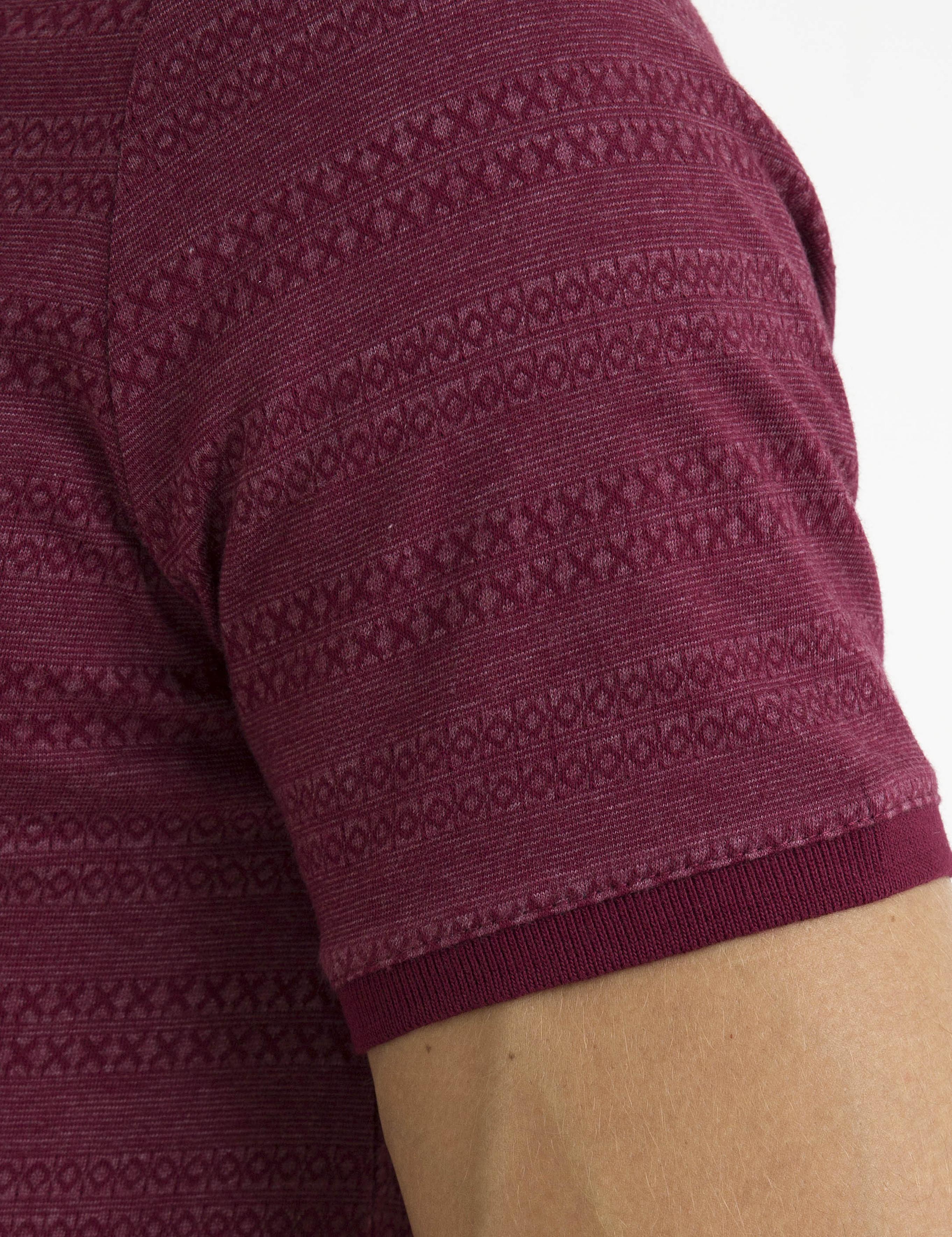 Bordo Slim Fit Tişört