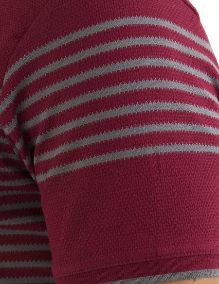 Bordo Slim Fit Tişört - 50185913002