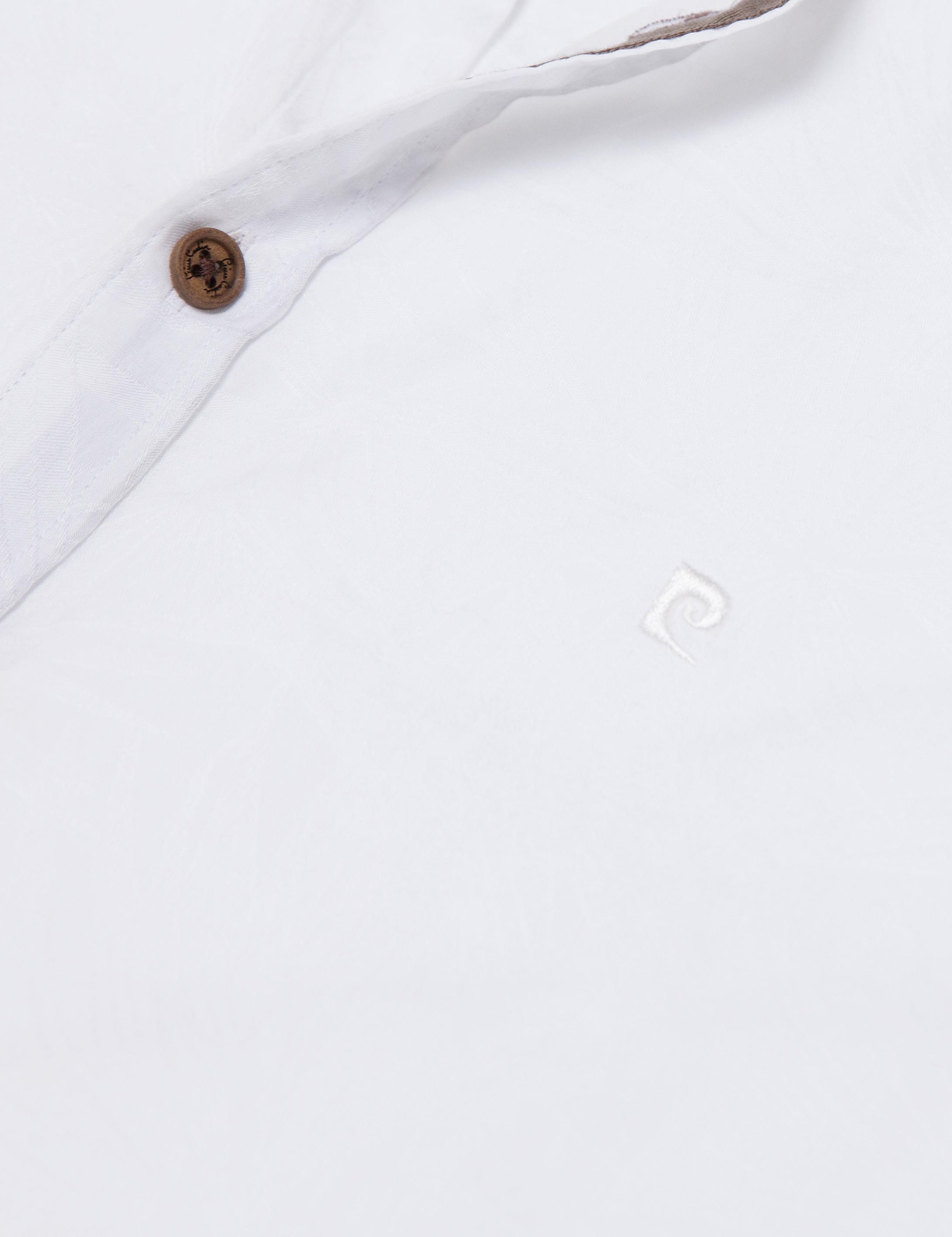 Beyaz Slim Fit Gömlek - Image 6