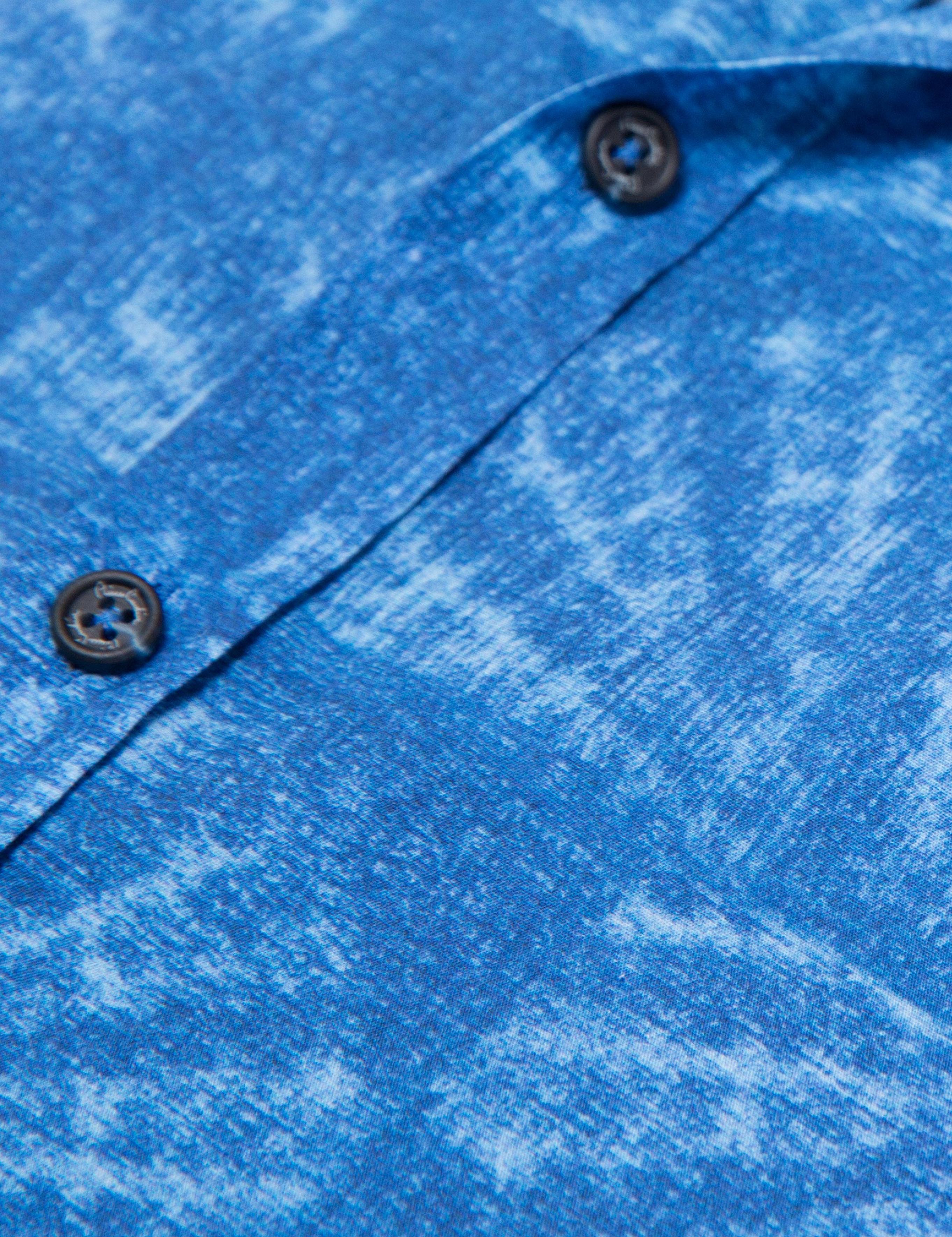 Mavi Slim Fit Uzun Kollu Gömlek