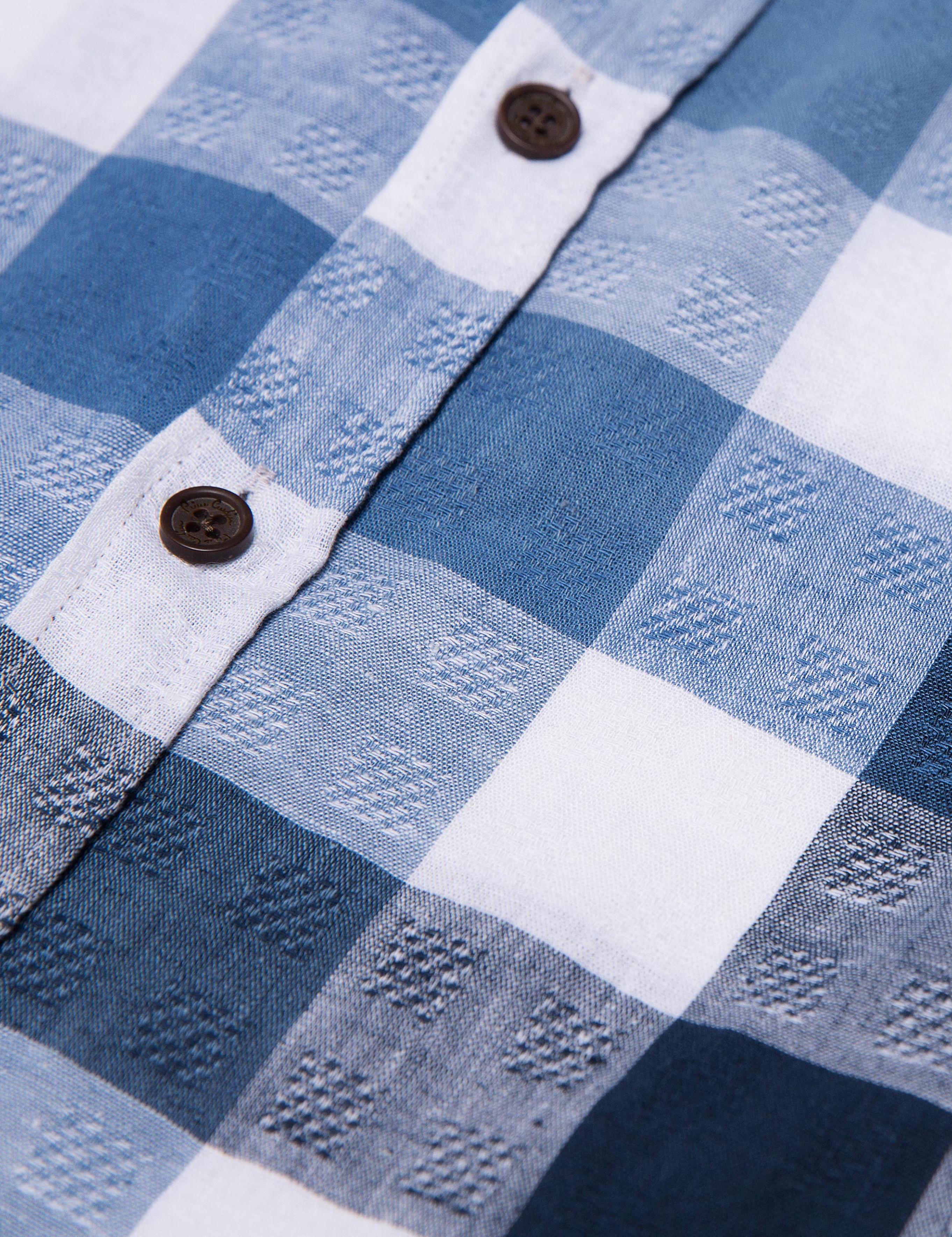 Mavi Slim Fit Uzun Kollu Gömlek