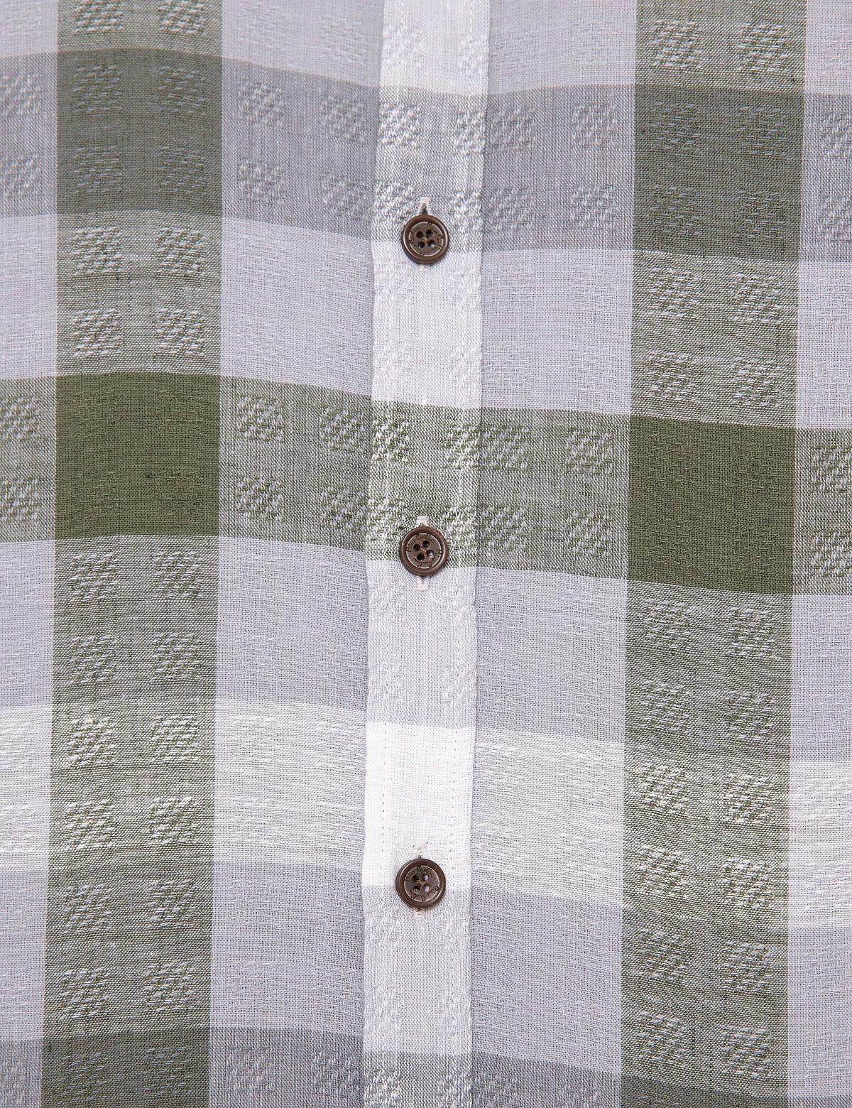 Gri Slim Fit Keten Karışımlı Gömlek - 50186231029