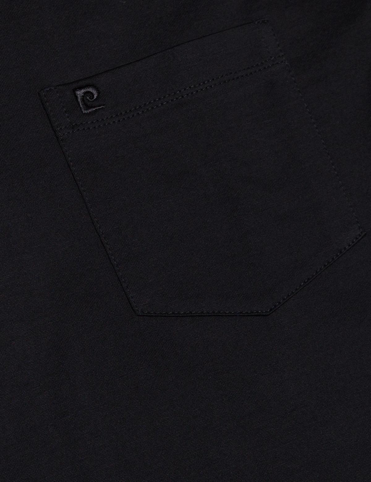 Siyah Regular Fit Polo Yaka Basic T-Shirt - 50186354015