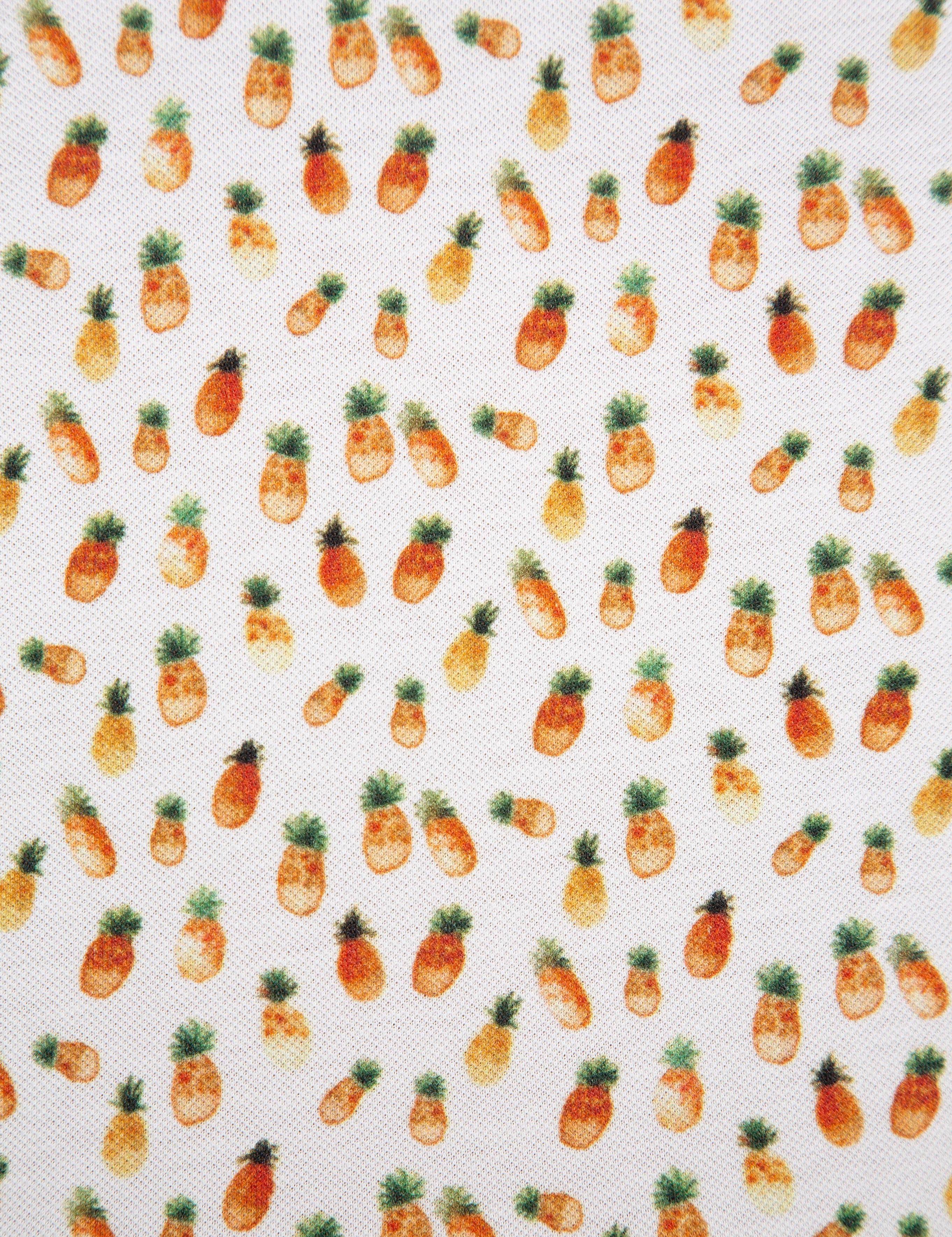 Beyaz Slim Fit Polo Yaka T-Shirt