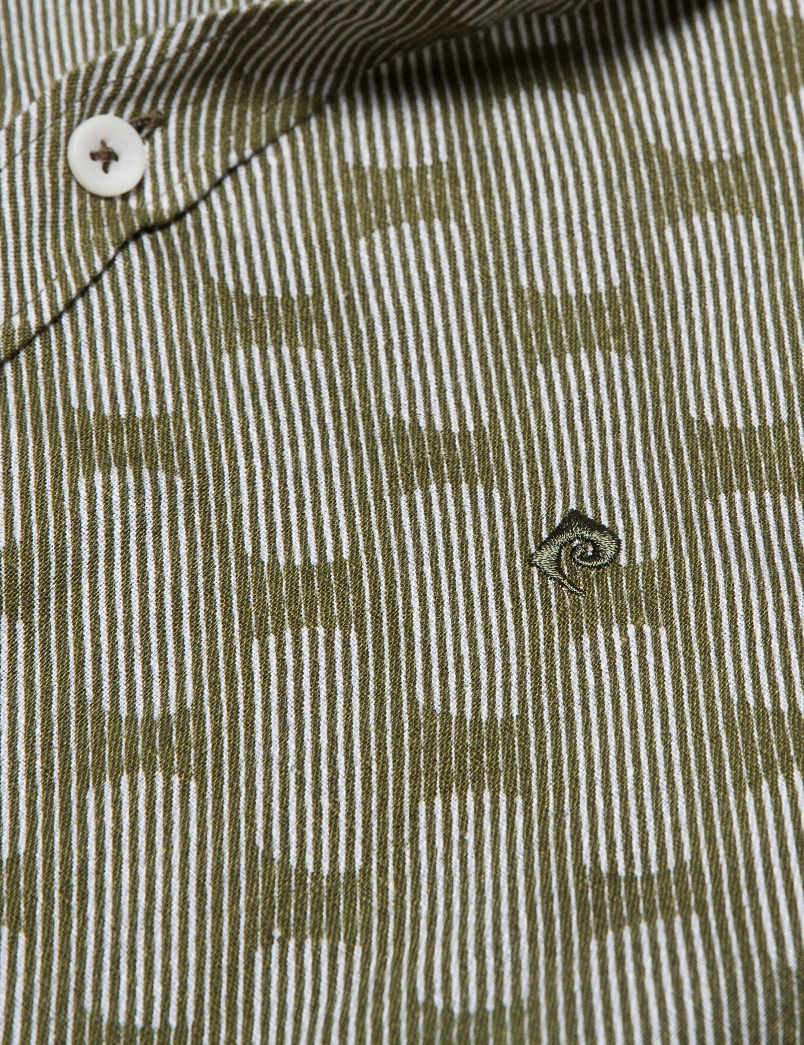 Haki Slim Fit Gömlek