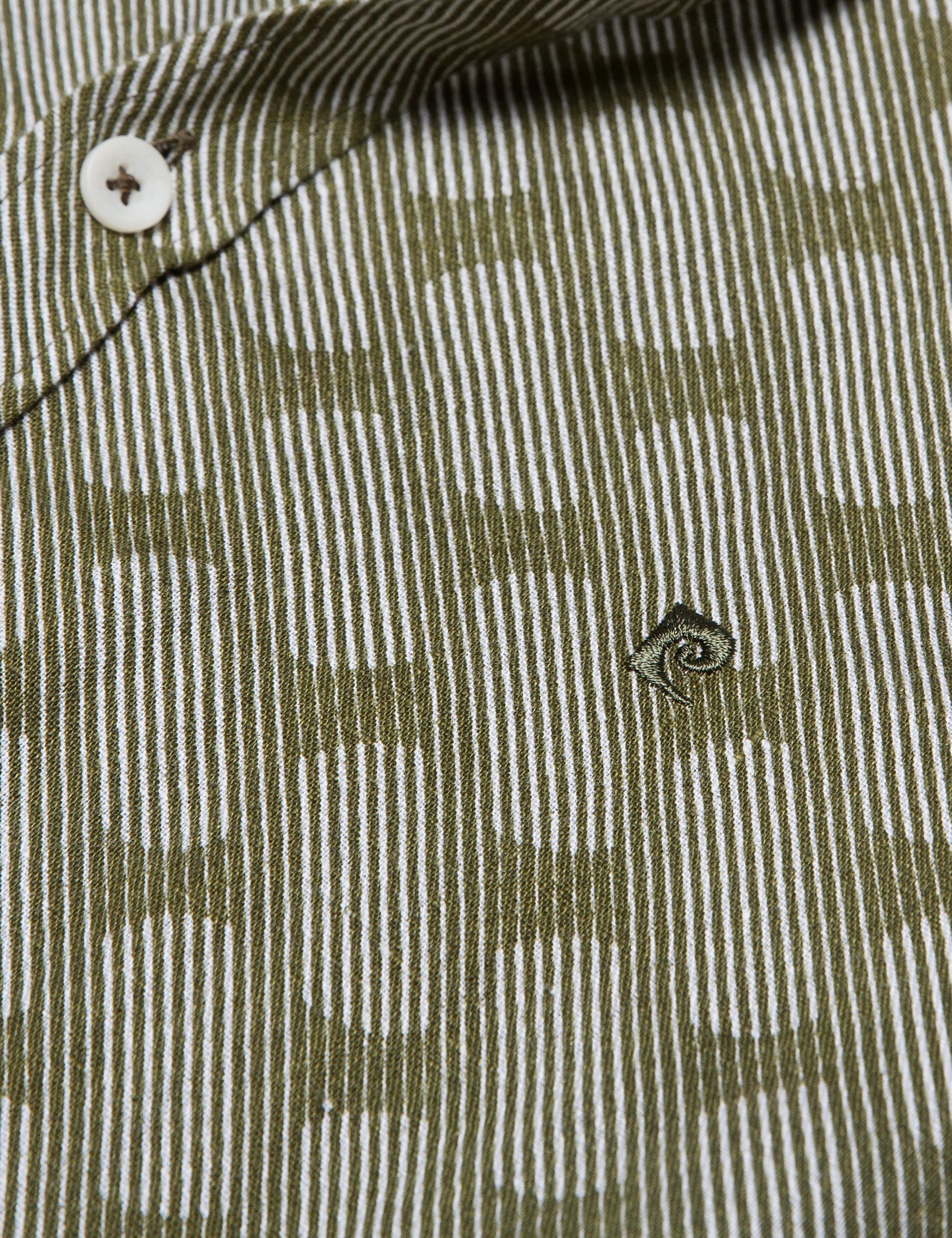 Haki Slim Fit Gömlek