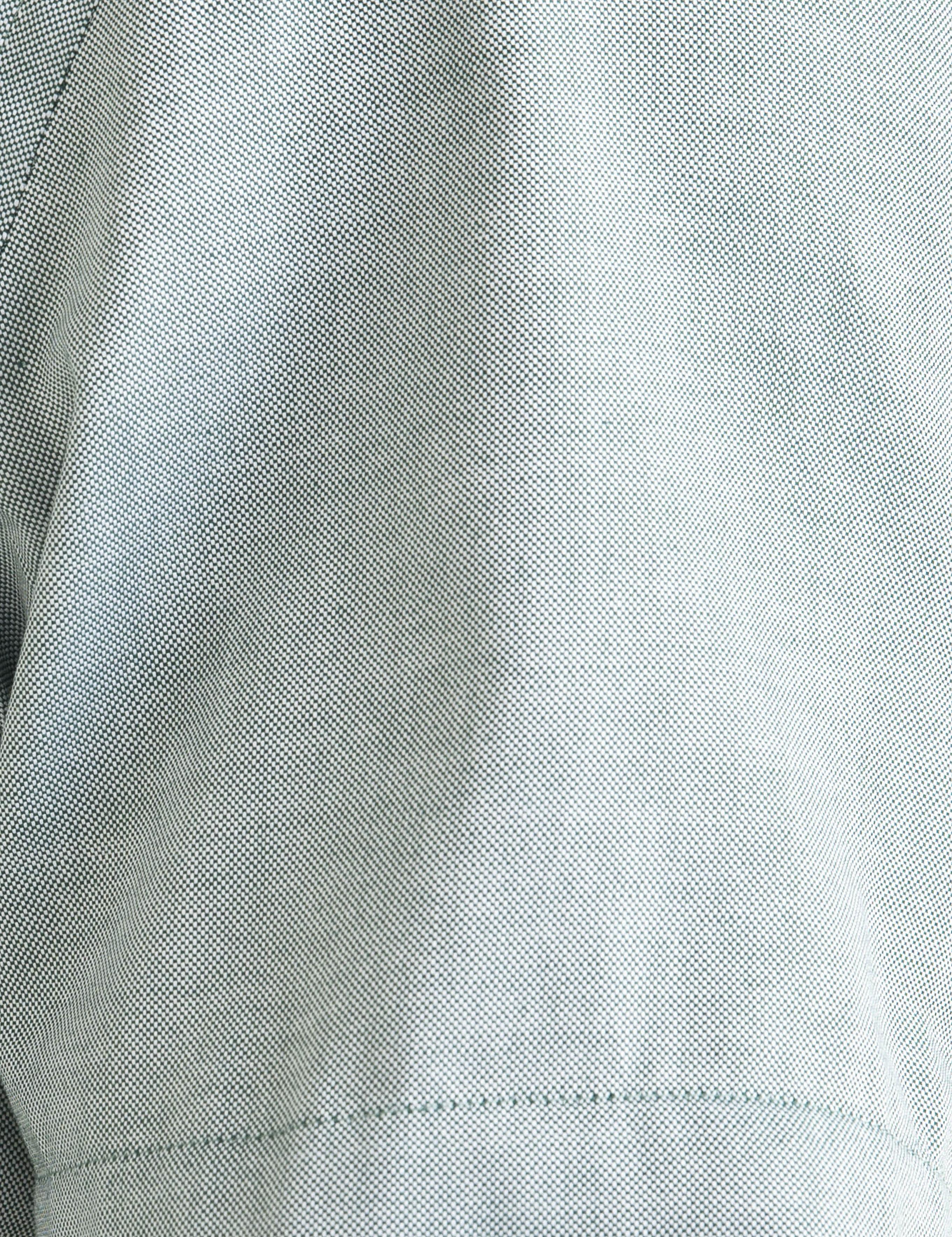 Yeşil Slim Fit Kısa Kollu Gömlek