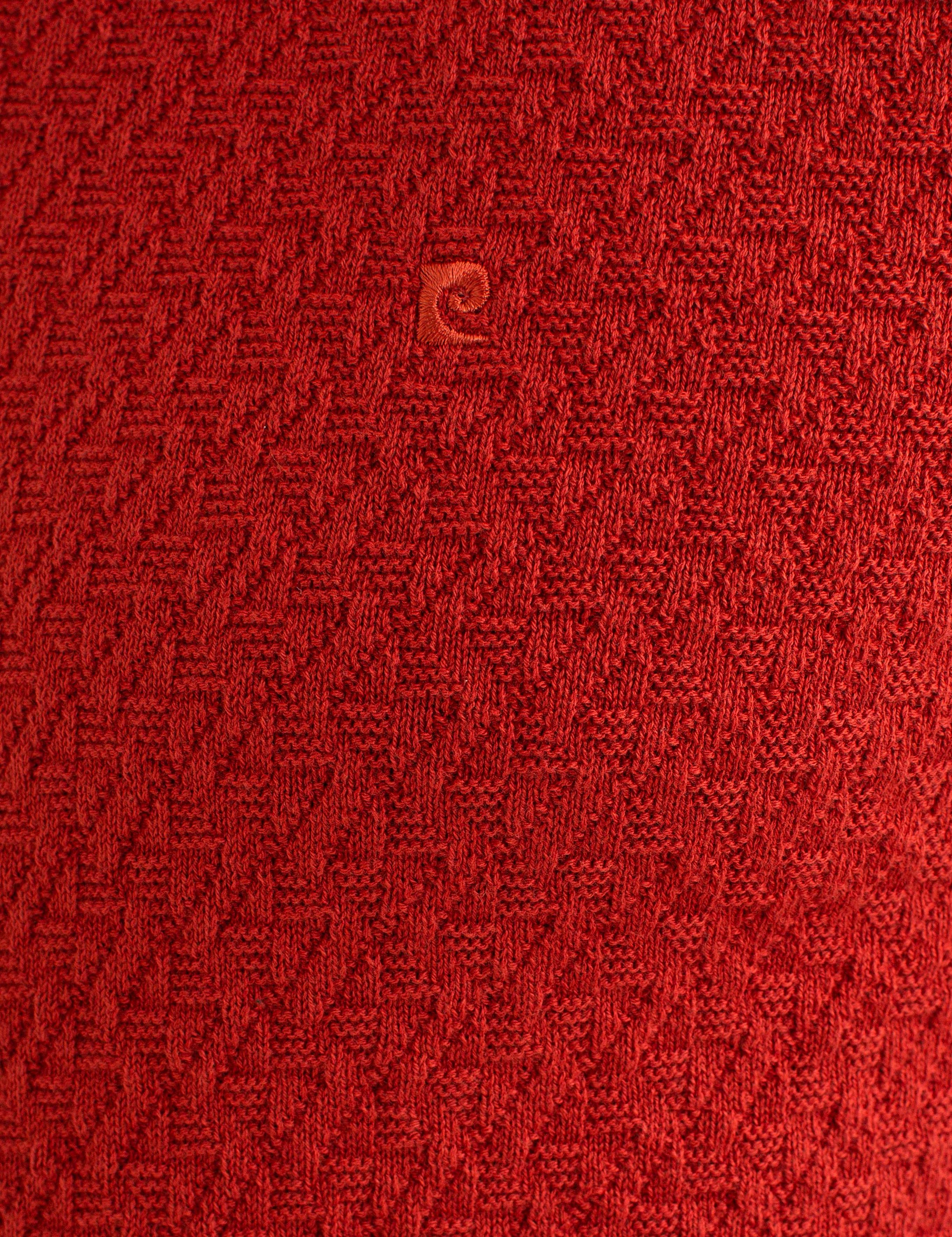 Kiremit Slim Fit Triko Kazak