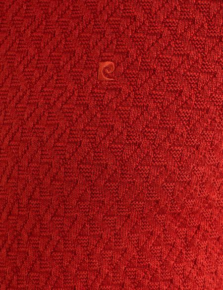 Kiremit Slim Fit Triko Kazak - 50194833031