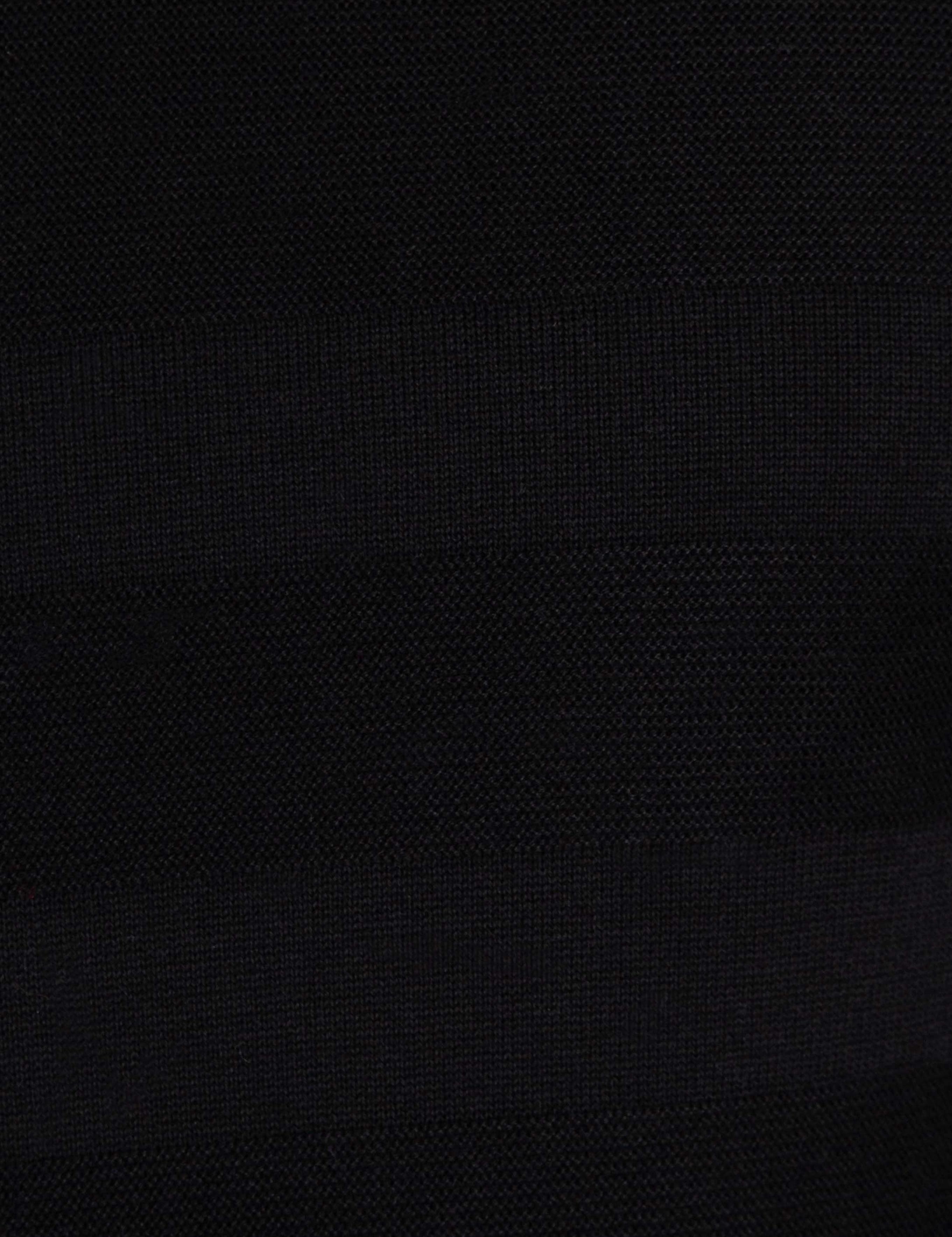 Siyah Slim Fit Triko Kazak