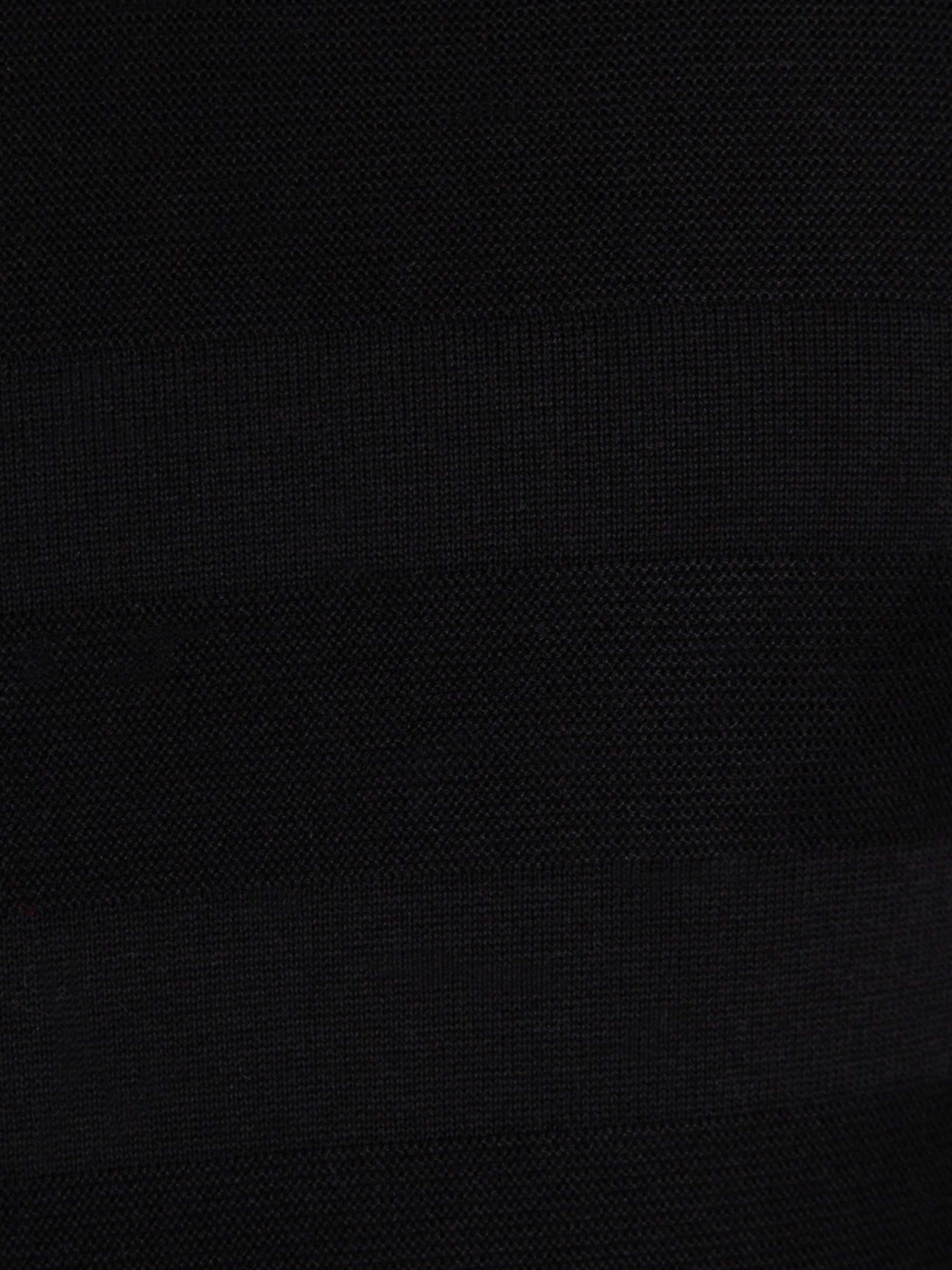 Siyah Slim Fit Triko Kazak