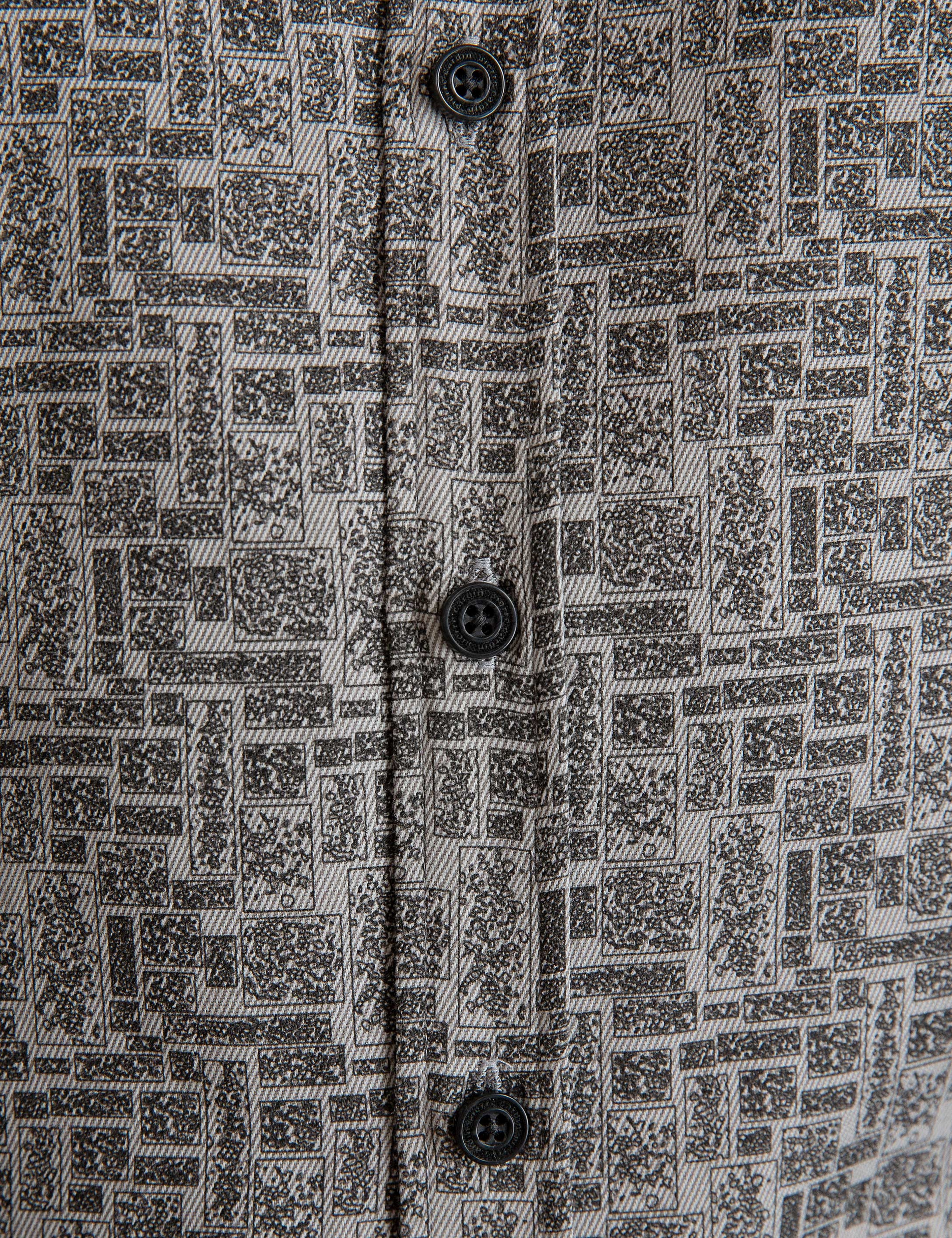 Gri Slim Fit Gömlek