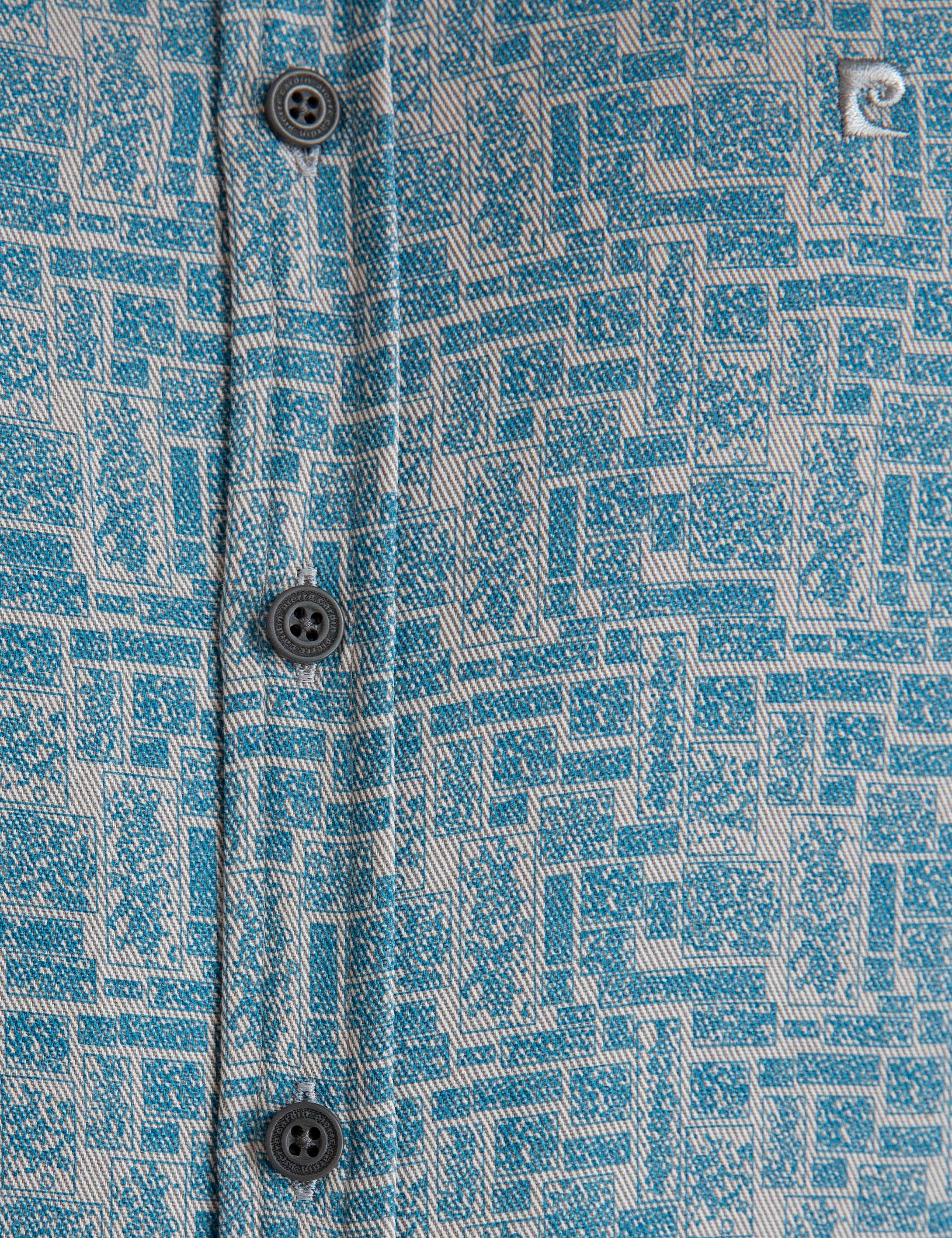 Petrol Slim Fit Uzun Kollu Gömlek - 50194966010