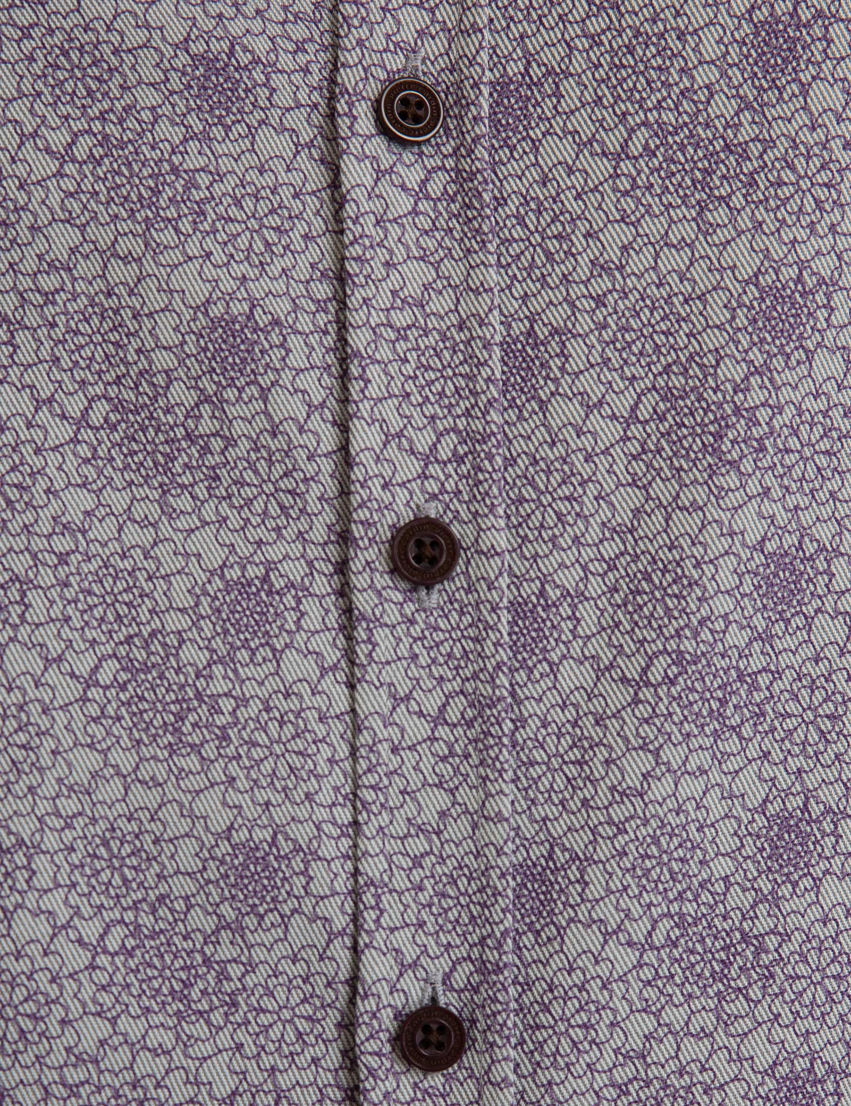 Fuşya Slim Fit Gömlek