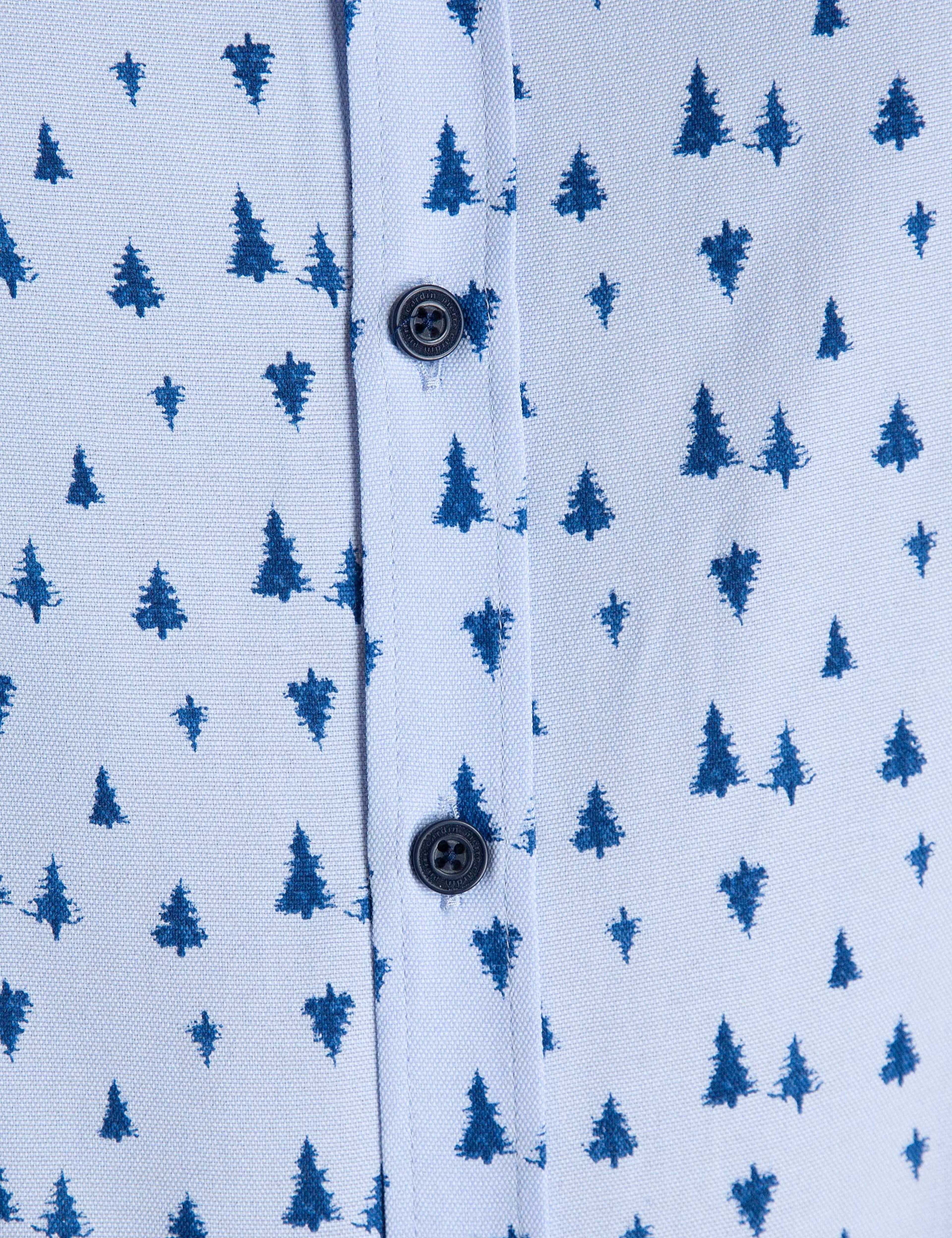 Mavi Slim Fit Gömlek