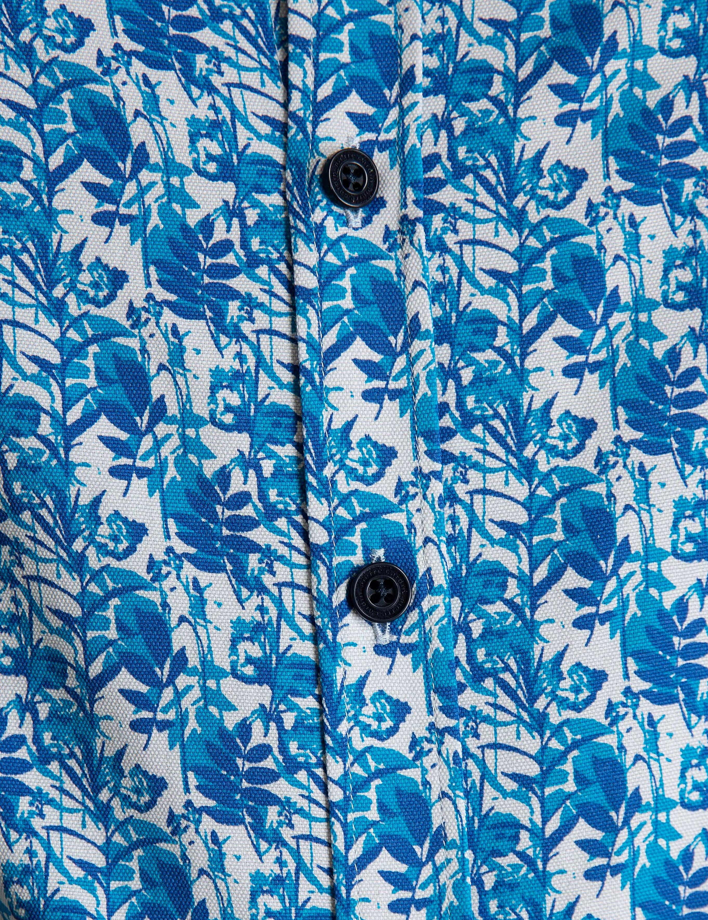 Saks Mavi Slim Fit Gömlek