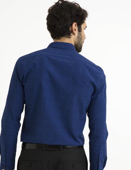 Saks Mavi Slim Fit Gömlek - 50195913007