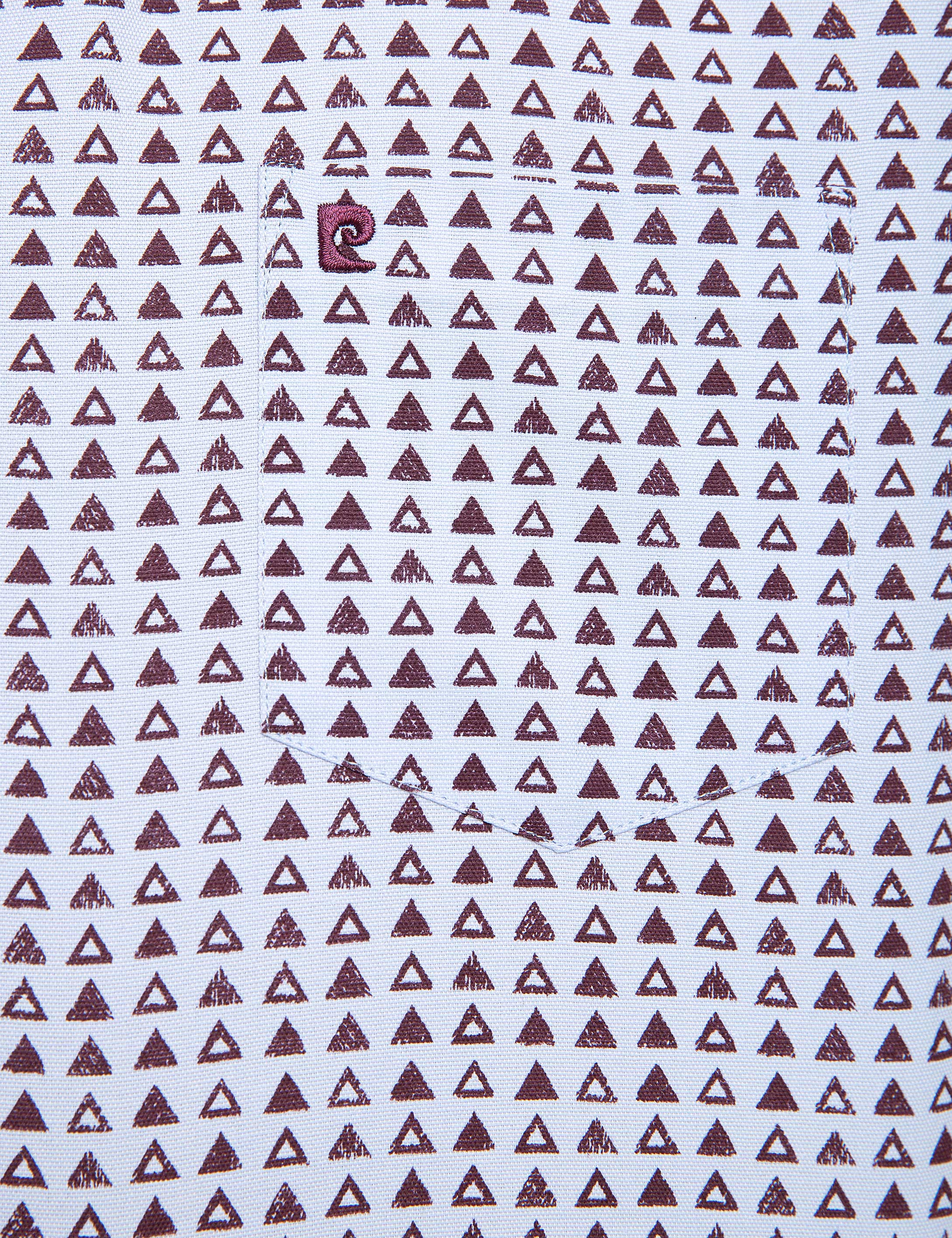 Bordo Regular Fit Uzun Kollu Gömlek - Image 5