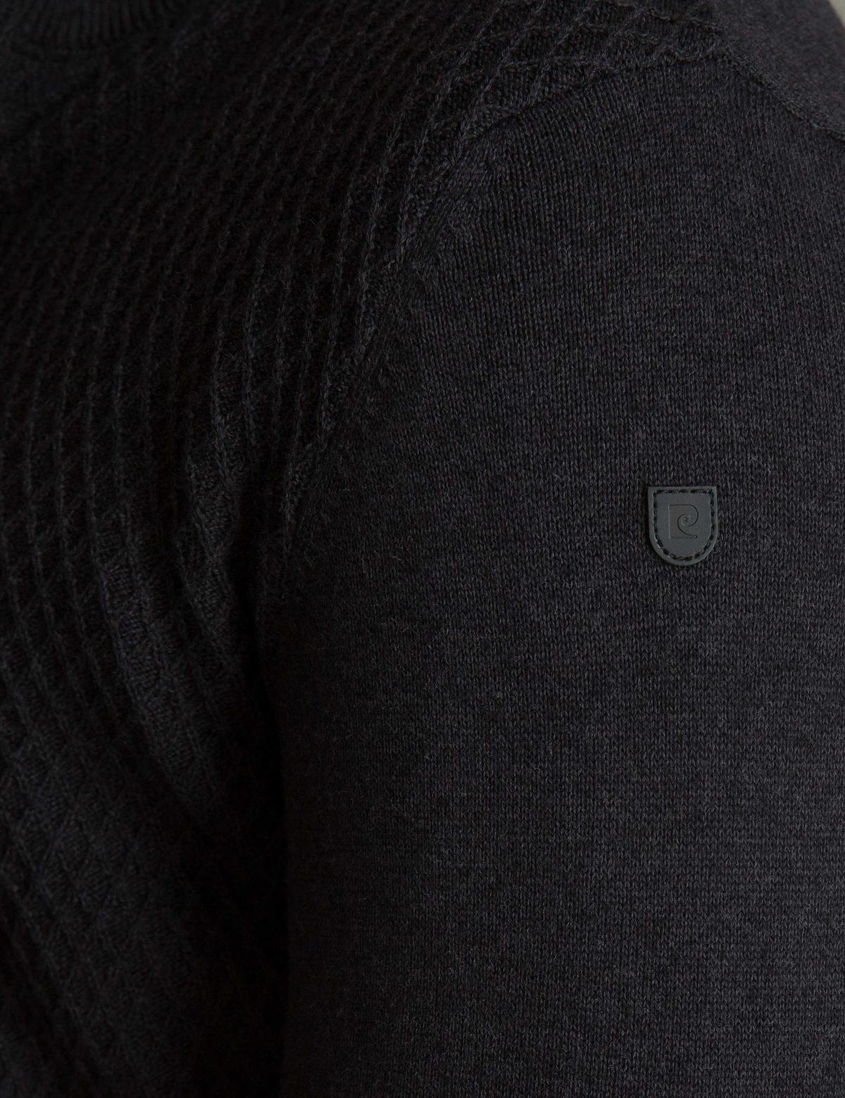 Antrasit Melanj Slim Fit Triko Hırka - 50197138033