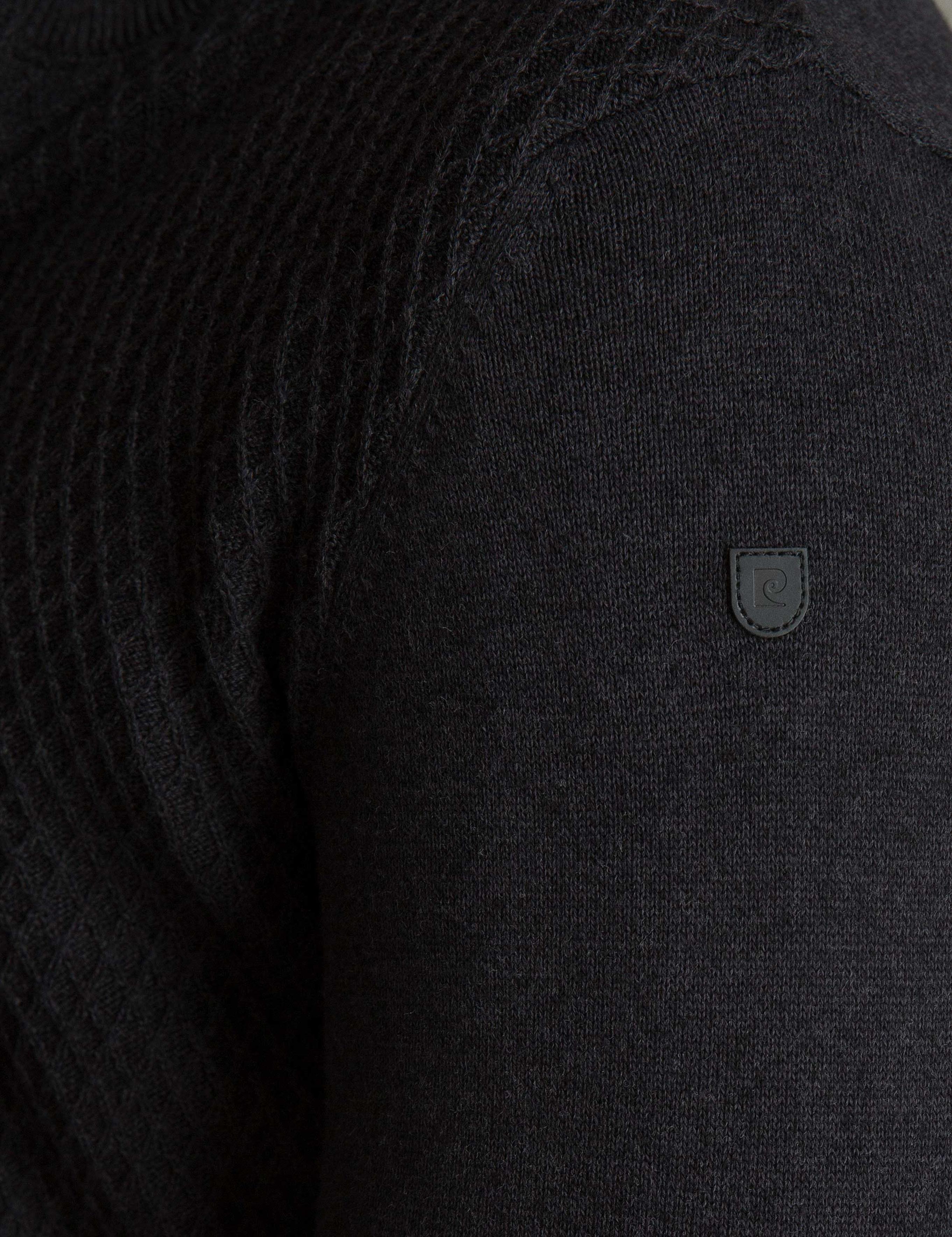 Antrasit Melanj Slim Fit Triko Hırka