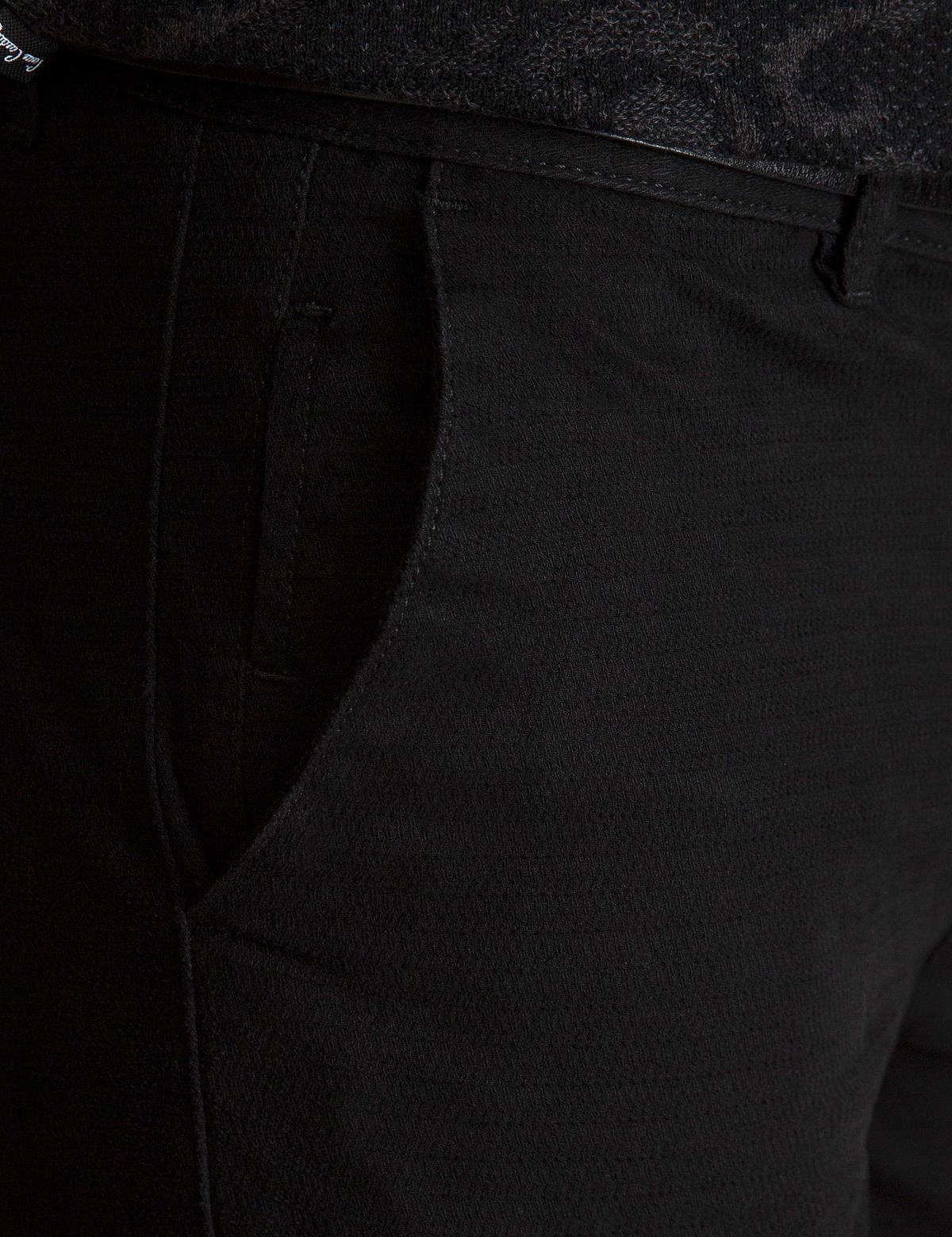 Siyah Slim Fit Chino Pantolon - 50197411003